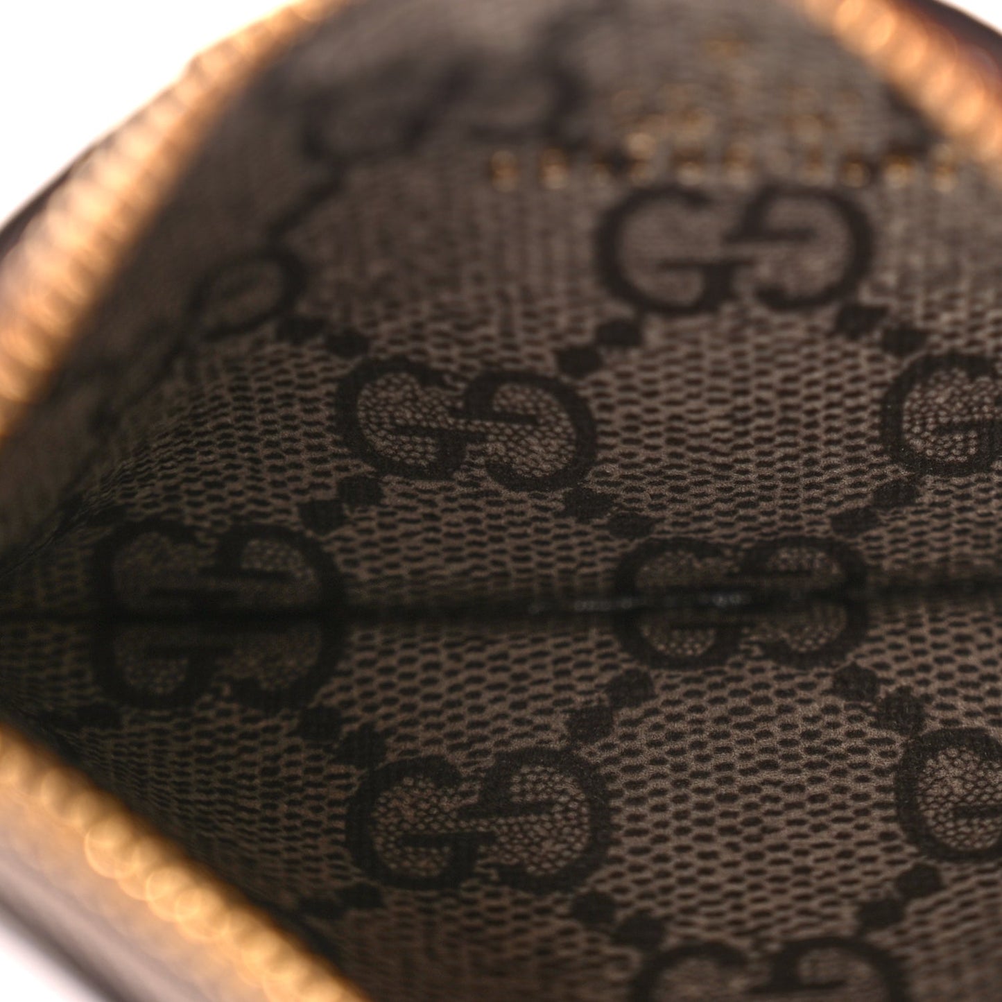 Gucci X BALENCIAGA GG Supreme Monogram Logo Card Case With Strap Beige Ebony