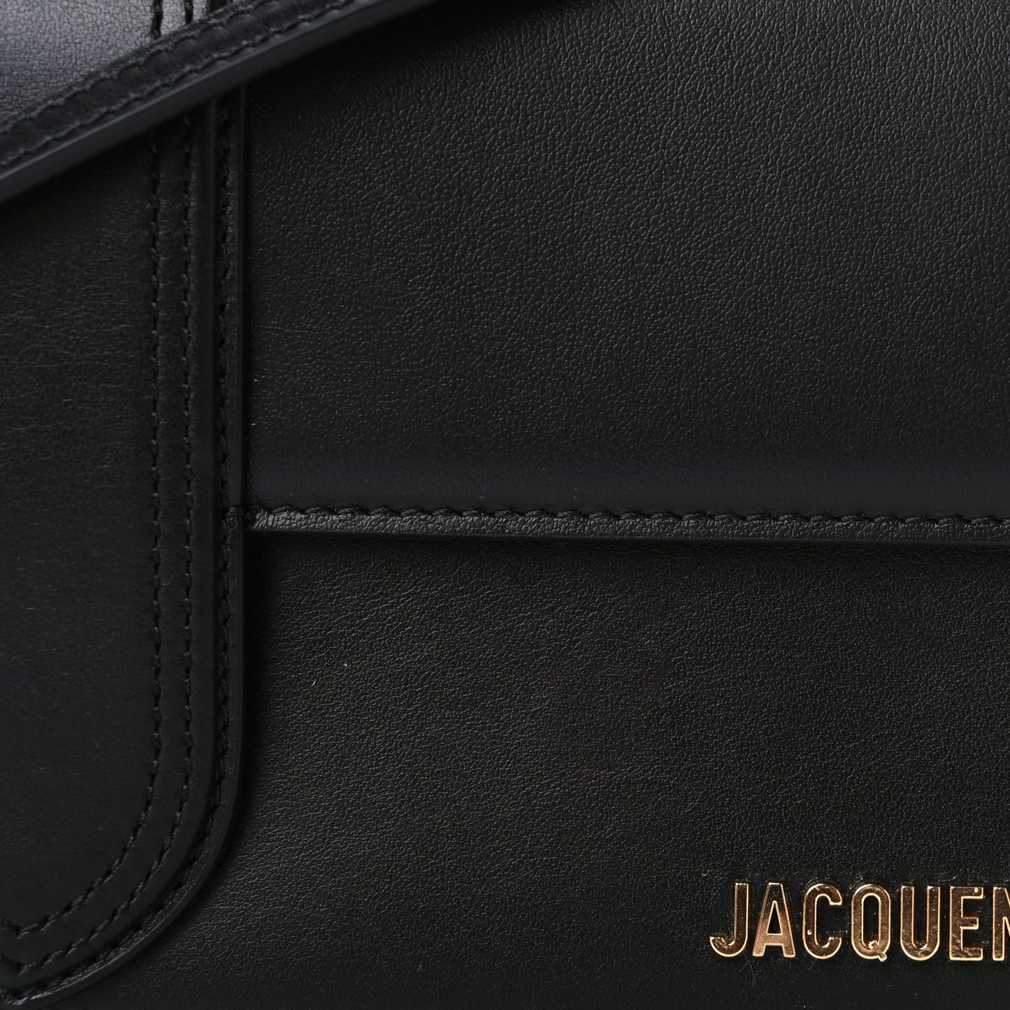 Jacquemus Smooth Calfskin Le Grand Bambino Long Black
