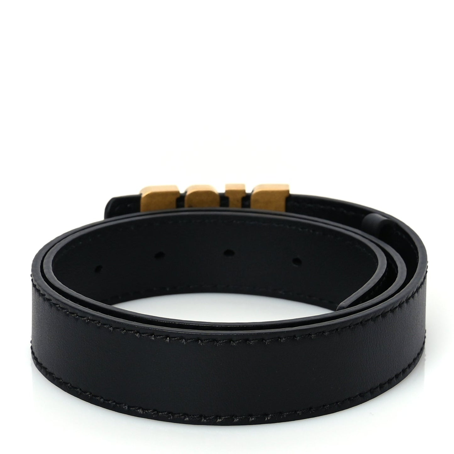 Christian Dior Calfskin D Fence Belt 75