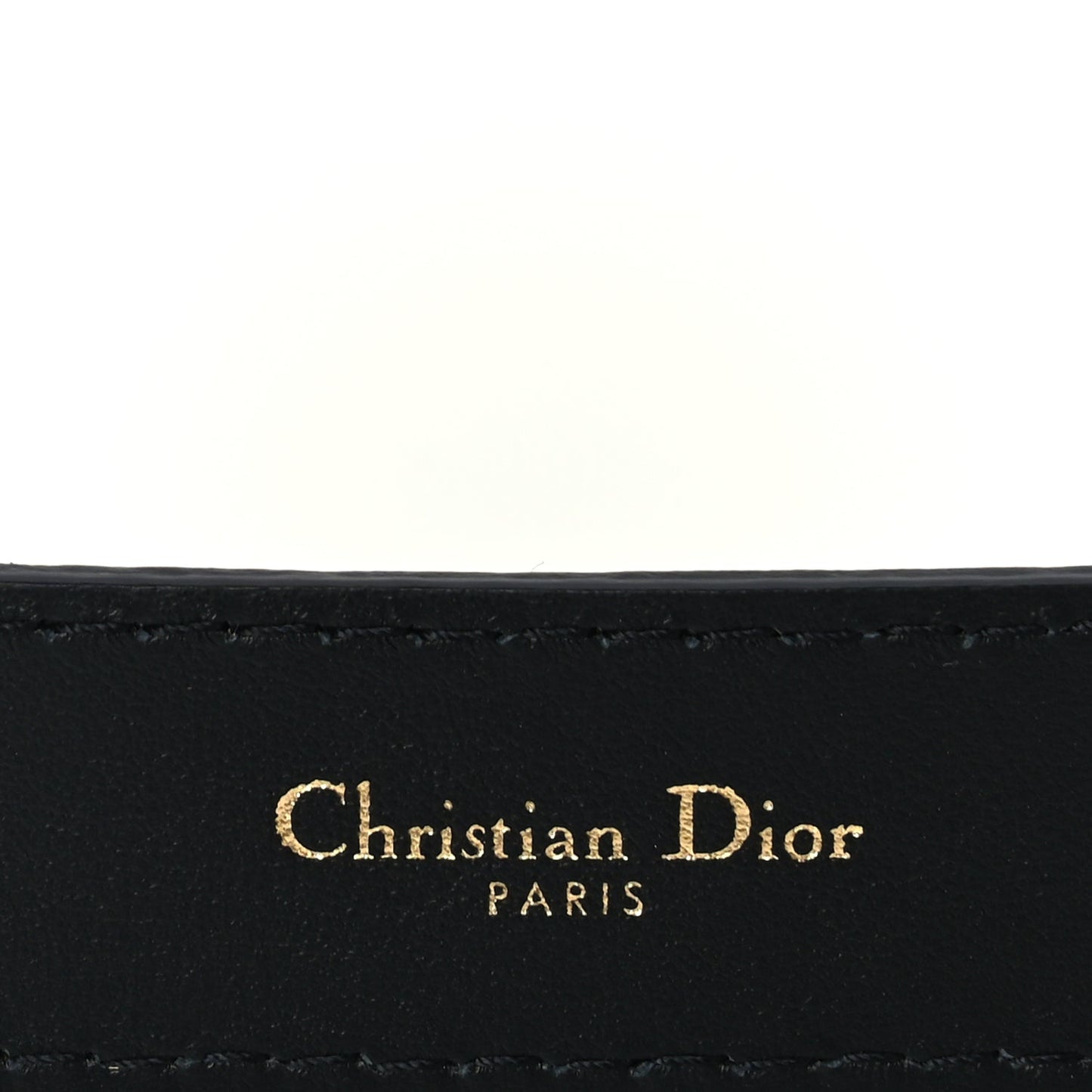 Christian Dior Calfskin D Fence Belt 75