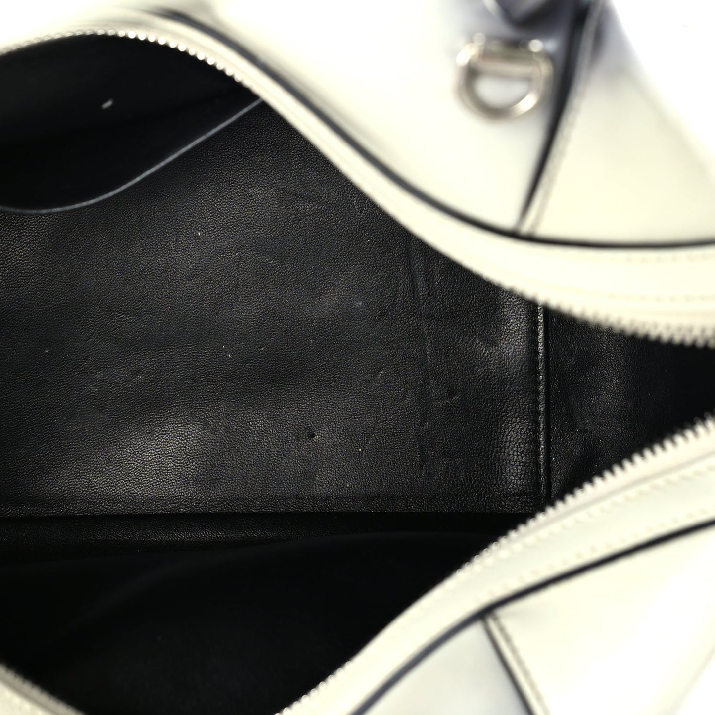 Prada Spazzolato Small Supernova Handbag White Sfumato