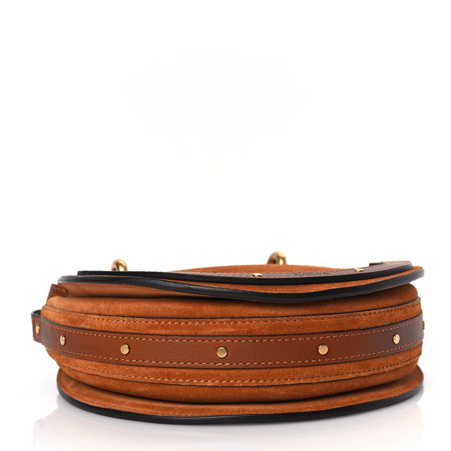 Chloe Suede Calfskin Small Pixie Bag Saffron Red