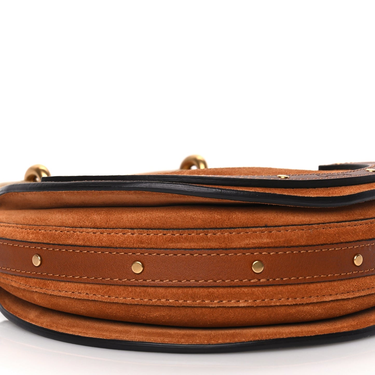 Chloe Suede Calfskin Small Pixie Bag Saffron Red