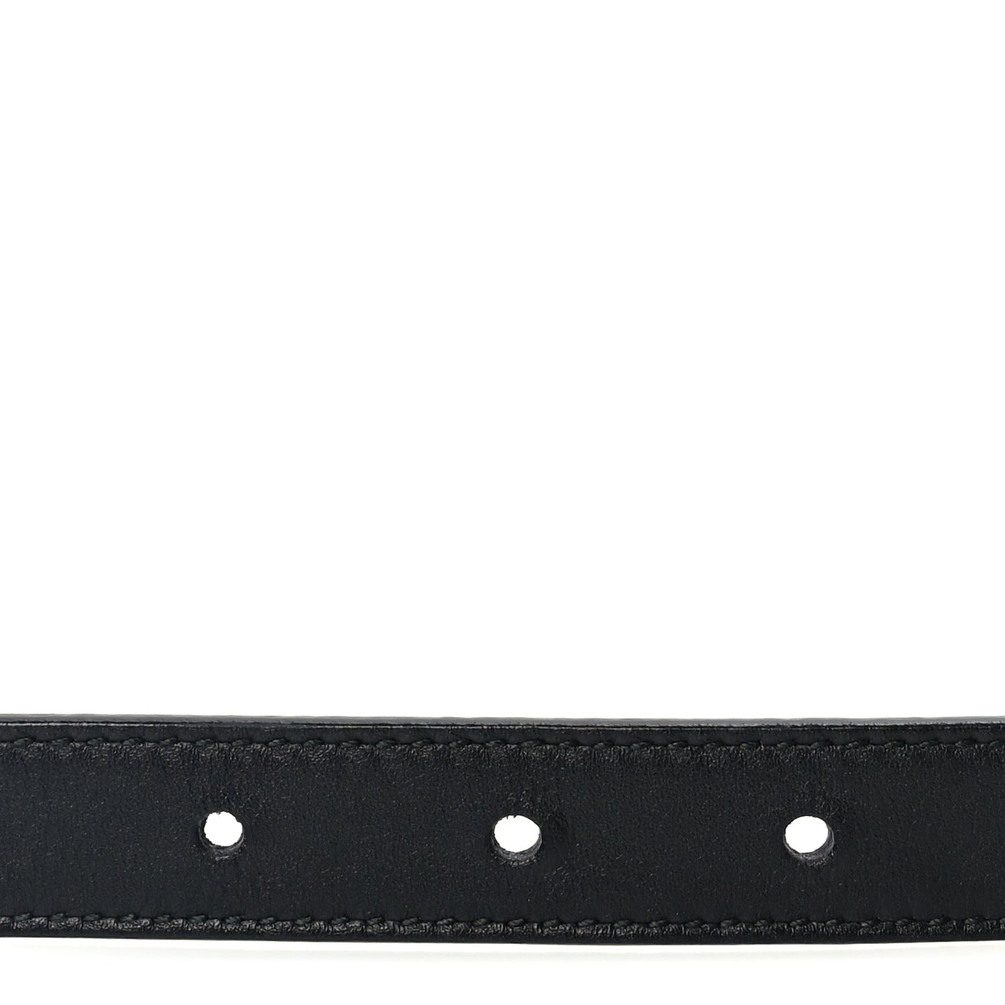 Gucci Calfskin Double G 20mm Belt 75 30  Black