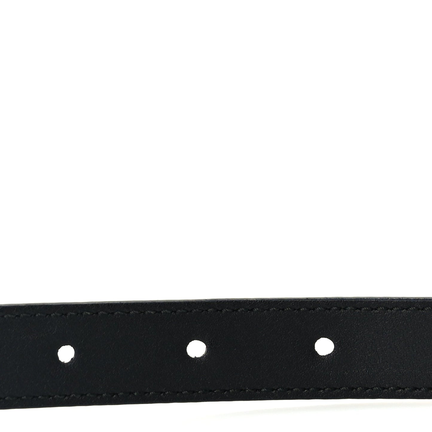 Gucci Calfskin Double G 20mm Belt 75 30  Black