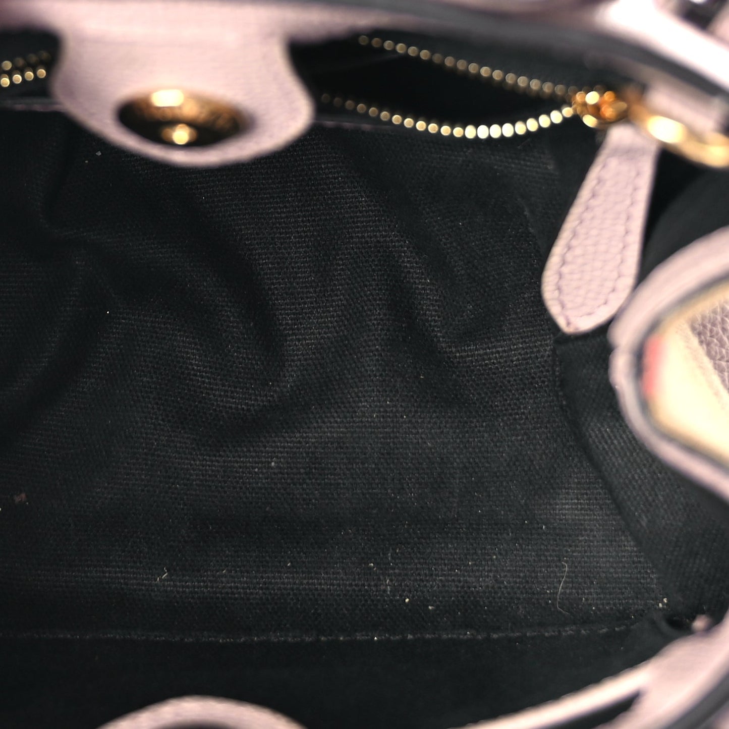 Burberry Derby Calfskin House Check Small Banner Tote Pale Orchid