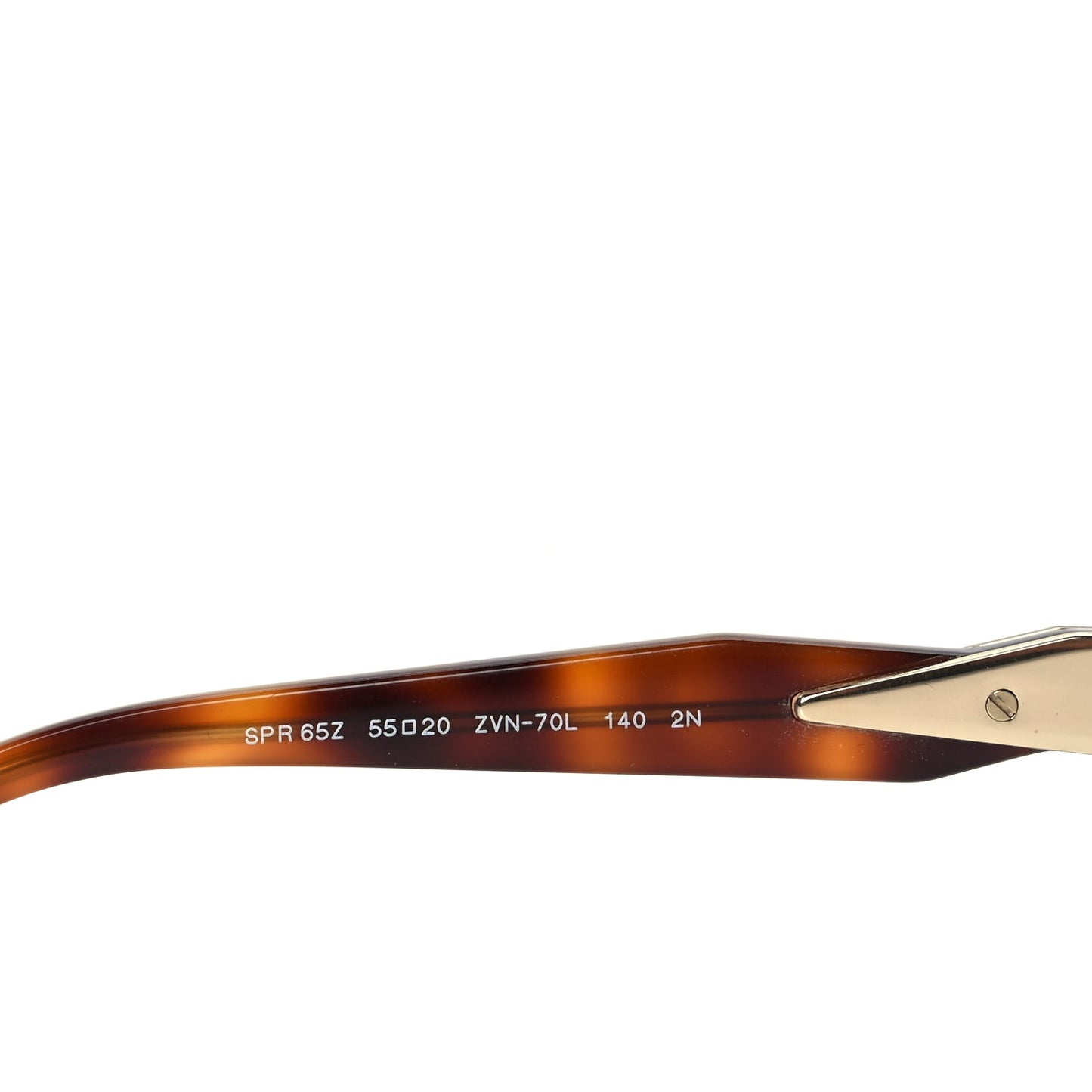 Prada Metal Logo Sunglasses SPR 65ZS Gold