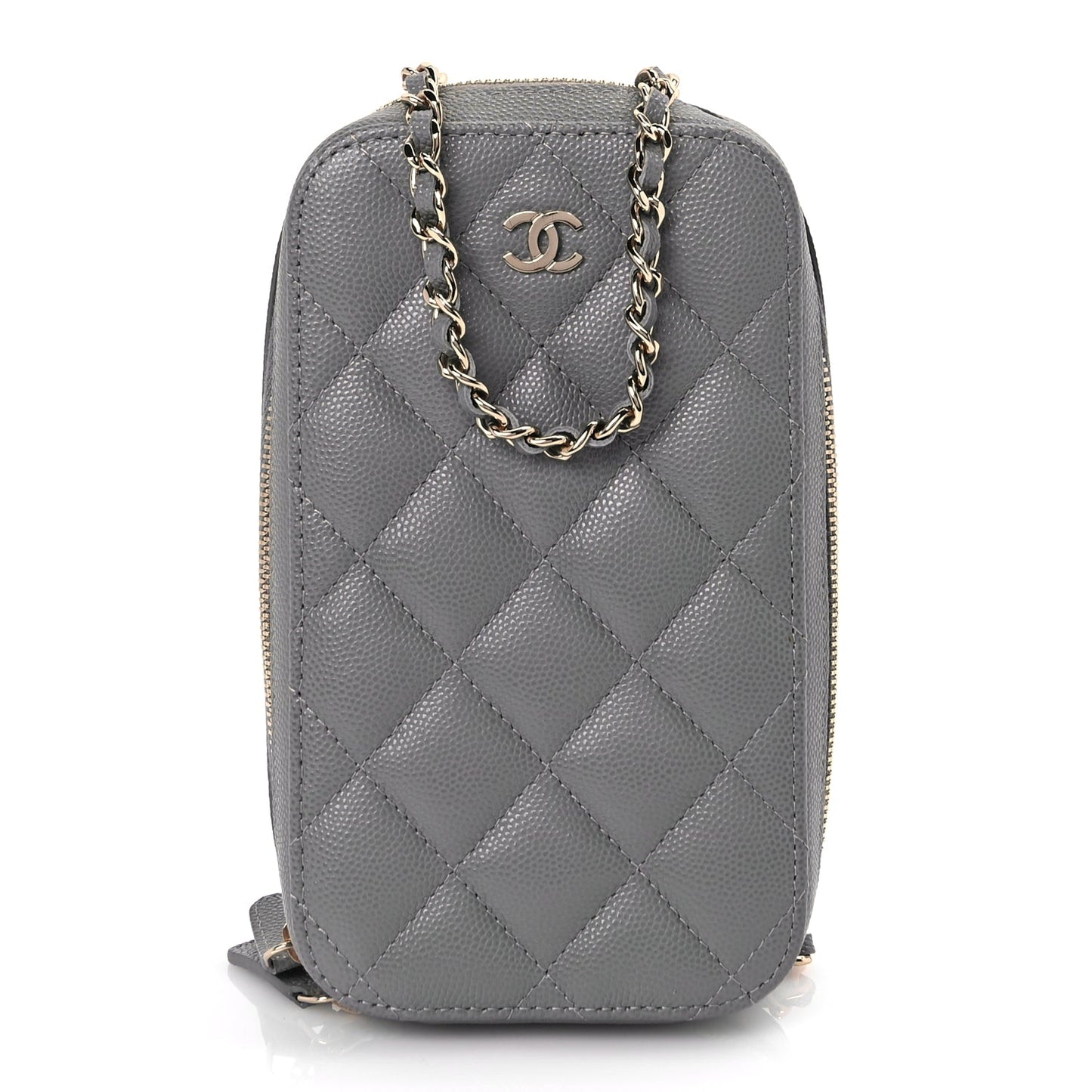Chanel WOC & Phone Holder Crossbody Bag Black