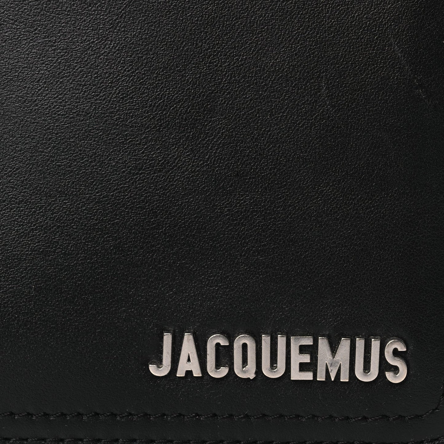Jacquemus  Smooth Calfskin Le Cuerda Horizontal Black