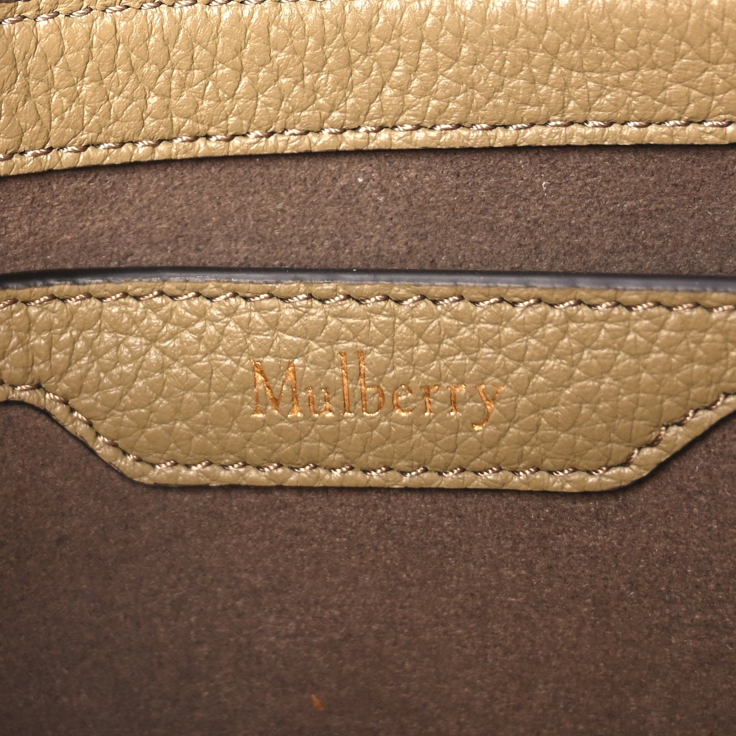 Mulberry  Small Classic Grain Billie Crossbody Bag Summer Khaki
