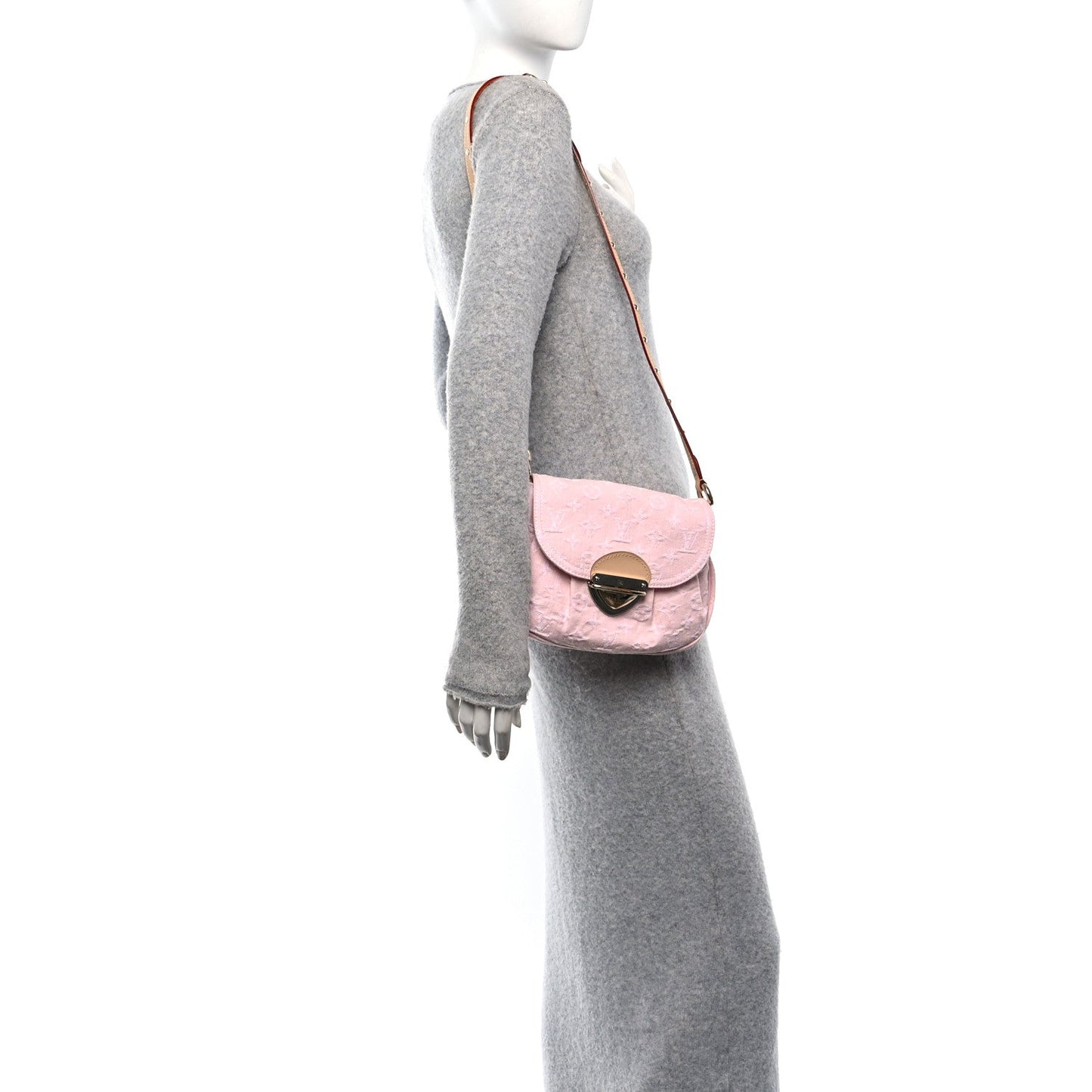 Louis Vuitton Monogram Denim Sunset Washed Pink