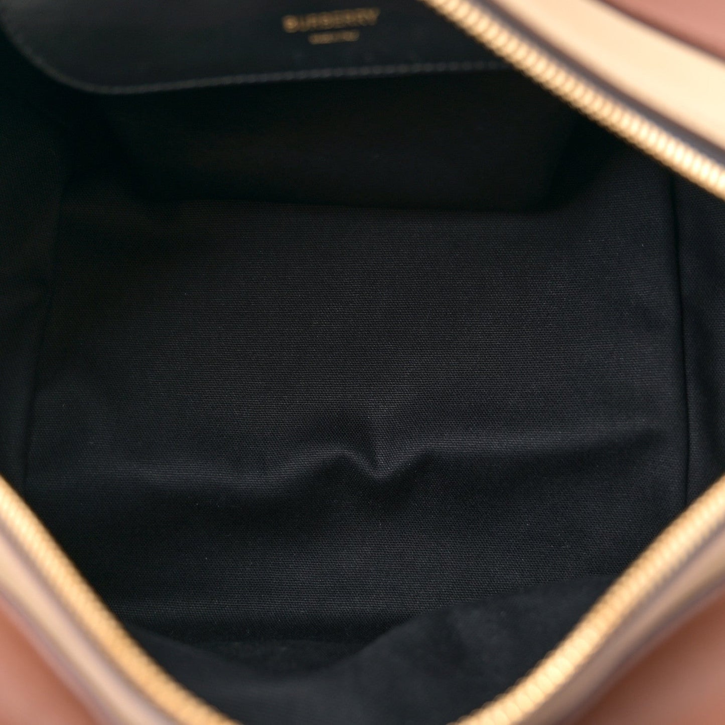 Burberry Smooth Calfskin Paneled Medium Cube Bowling Bag Black