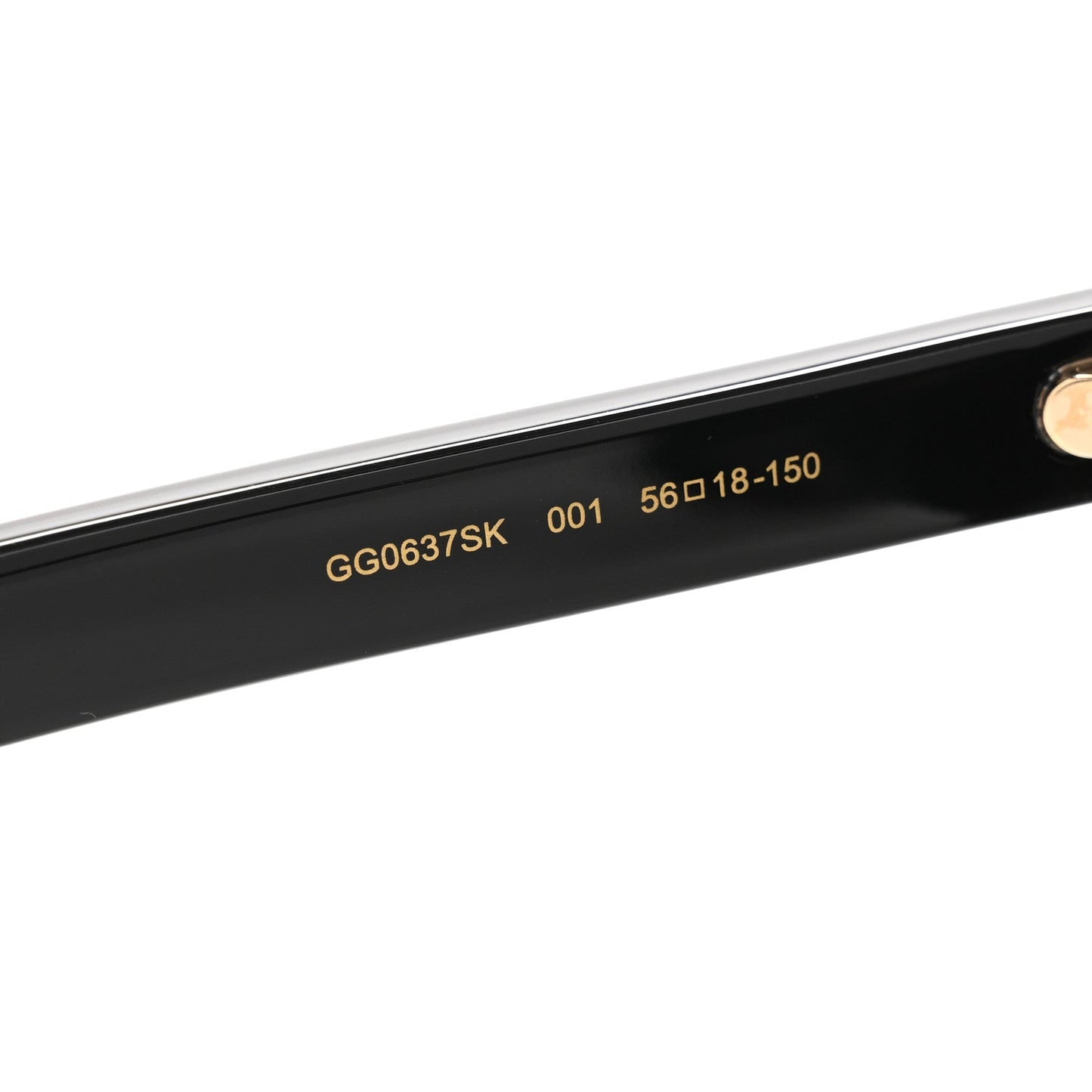 Gucci Acetate Sunglasses GG0637SK Black