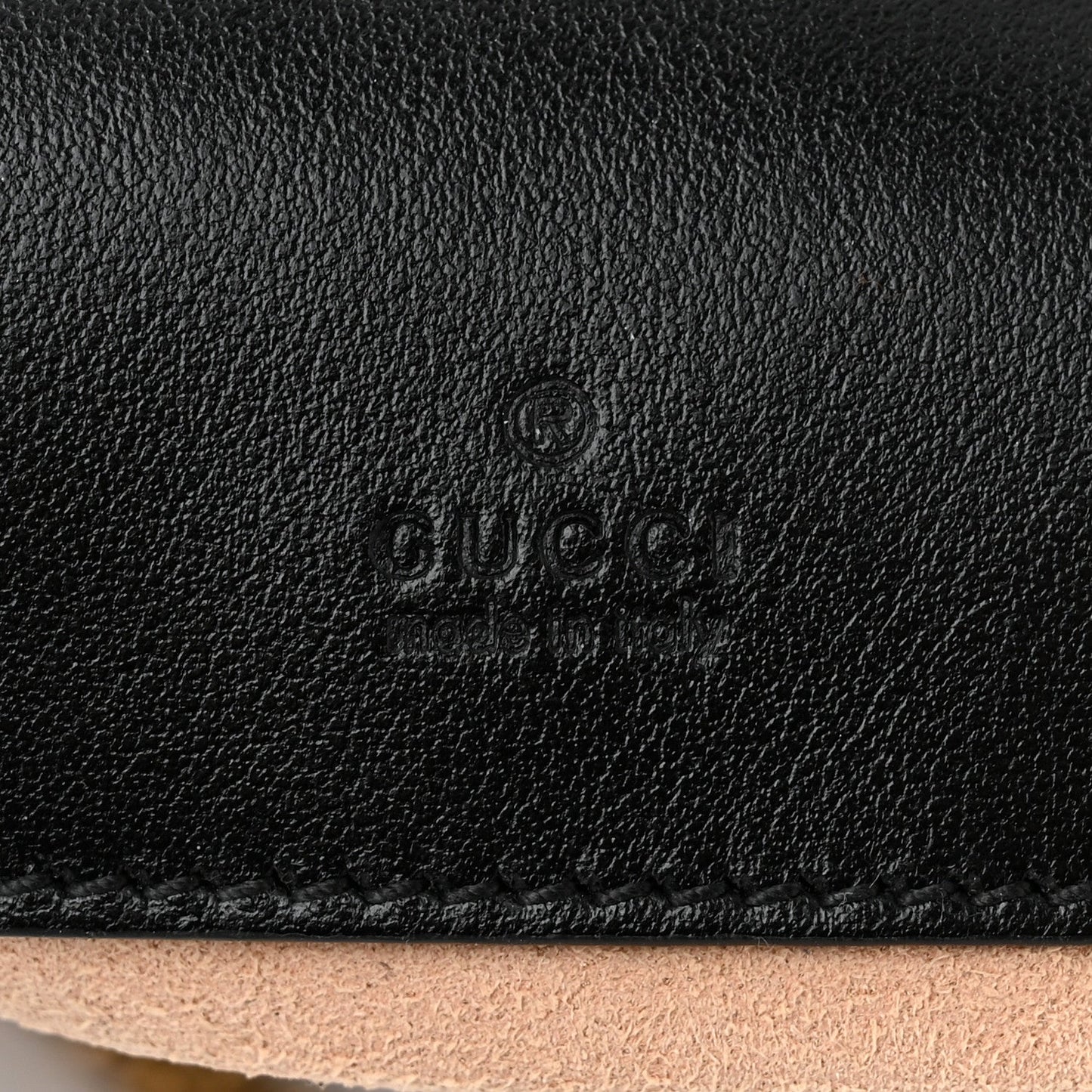 Gucci Calfskin Matelasse Mini GG Marmont 2.0 Bucket Bag Black