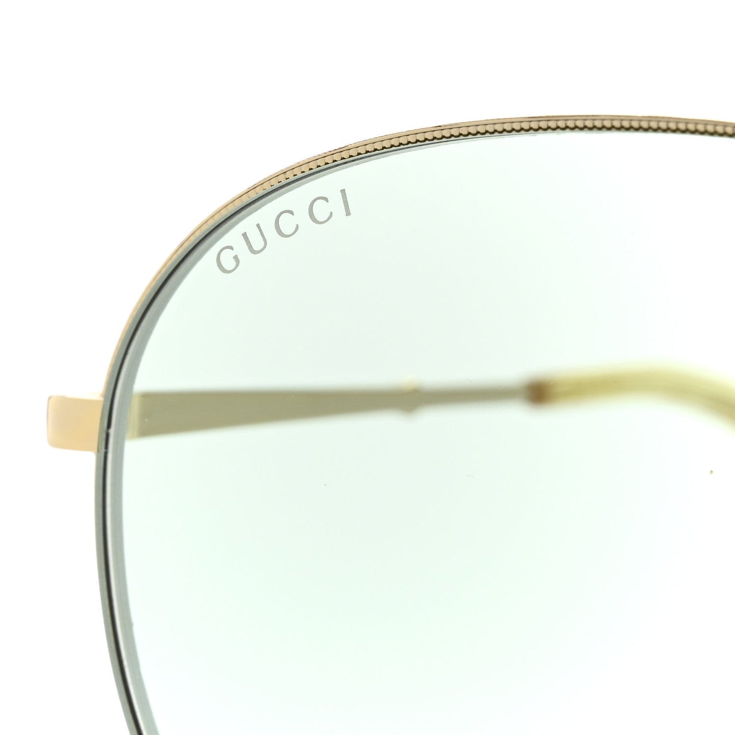 Gucci Metal Aviator Sunglasses GG0356S Gold