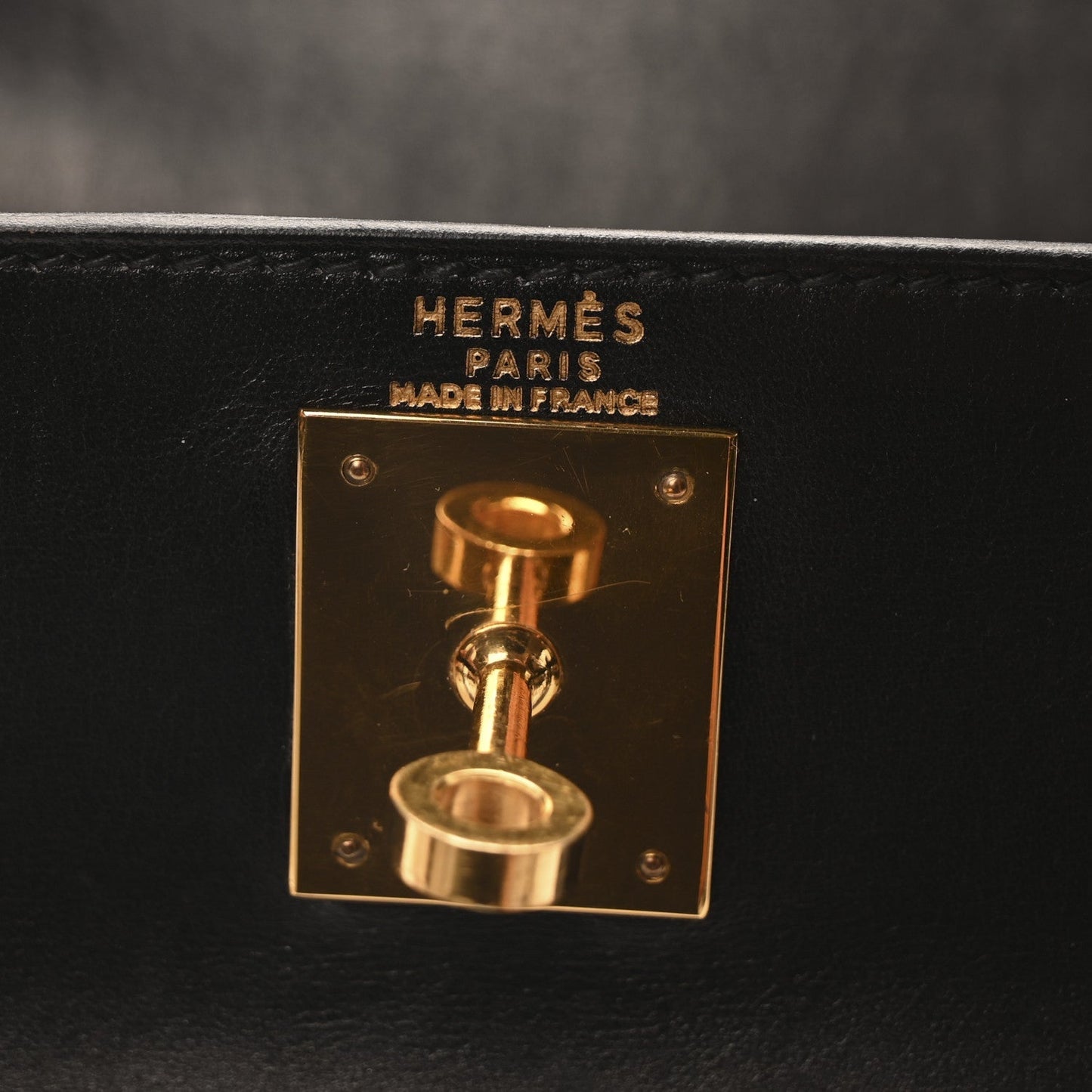 Hermes Box Kelly Retourne 28 Black