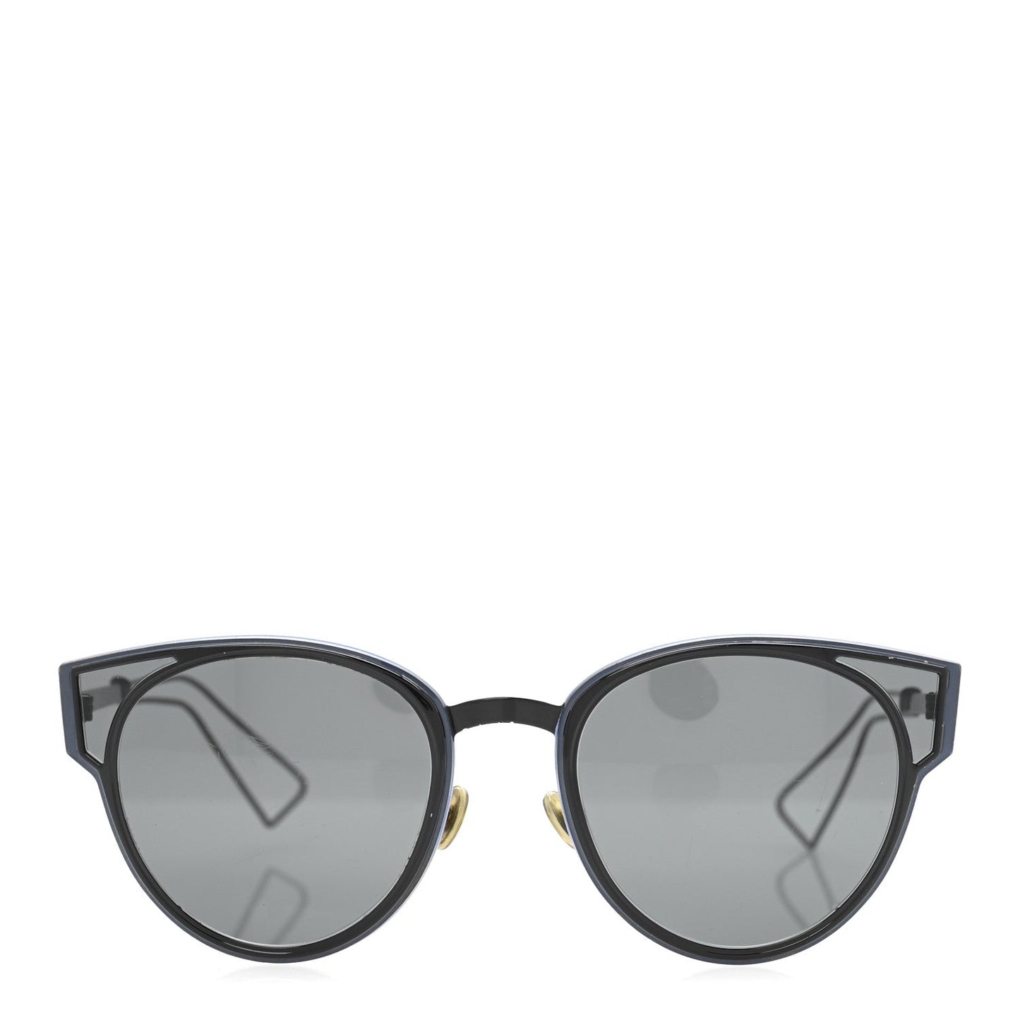 Christian Dior Sculpt Cat Eye Sunglasses Black Blue