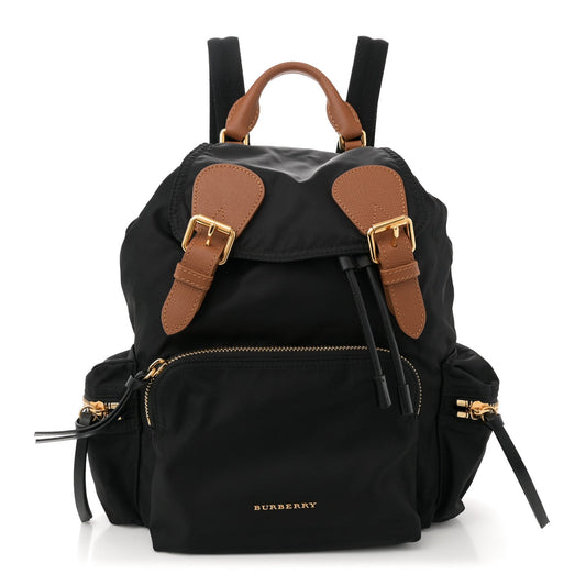 Burberry Nylon Medium Rucksack Backpack Black