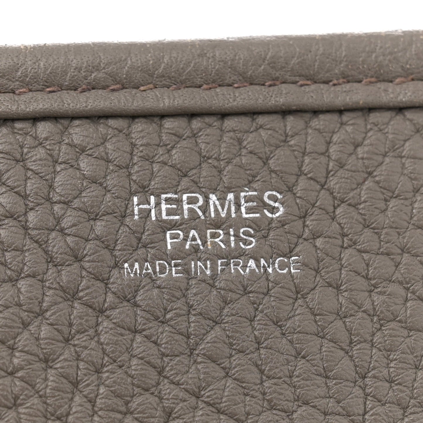 Hermes Taurillon Clemence Evelyne III PM Etain