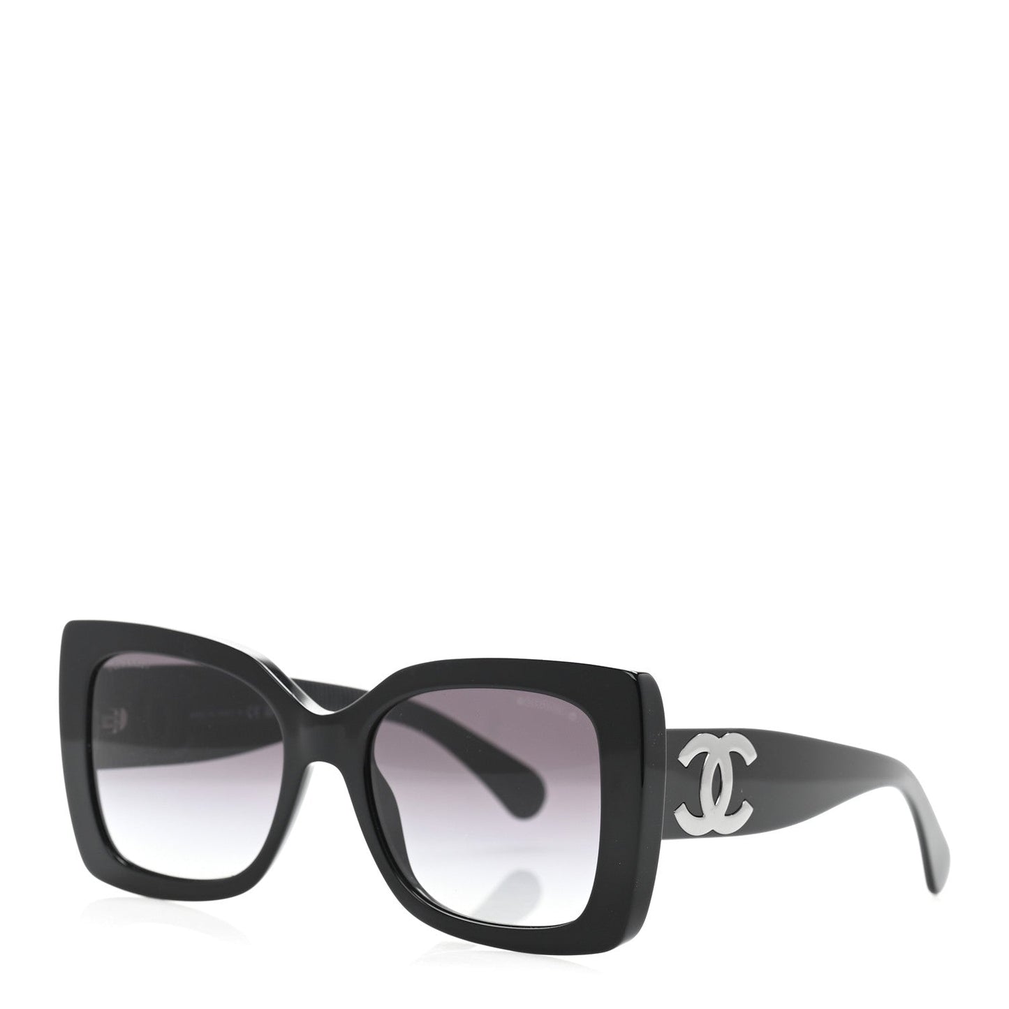 Chanel Square Polarized CC Sunglasses 5494-A Black