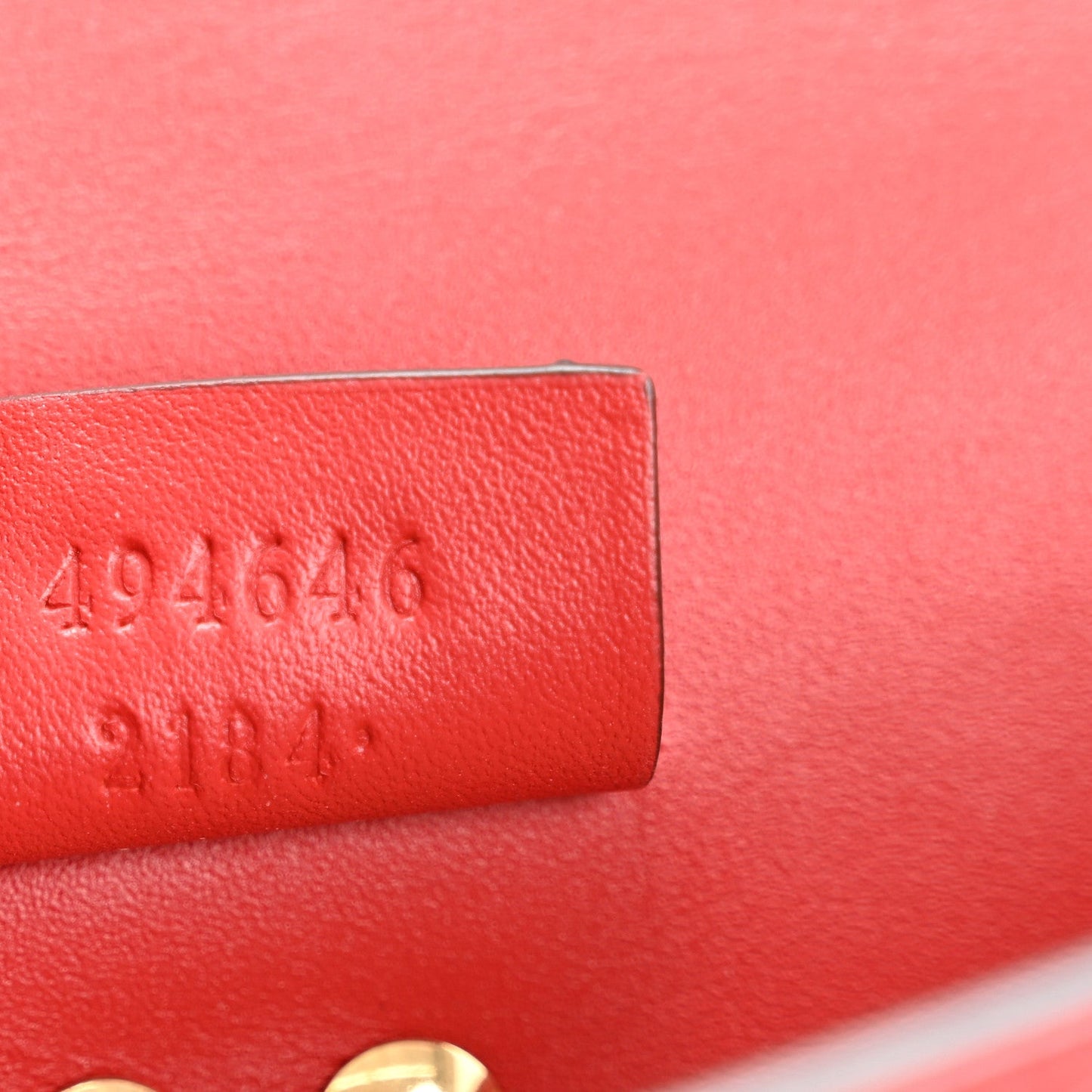 Gucci Calfskin Super Mini Sylvie Chain Shoulder Bag Hibiscus Red