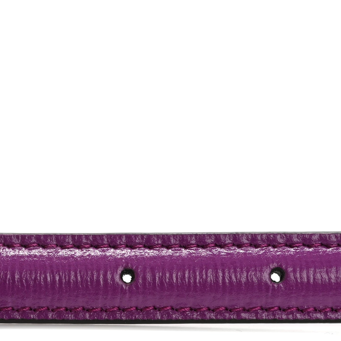 Gucci Efesto Leather Womens Horsebit 15/23mm Belt 95 38 Purple