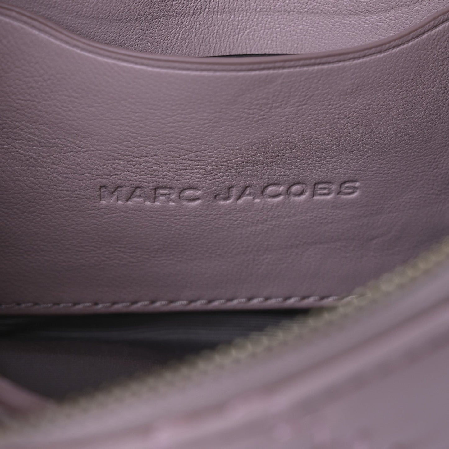 Marc Jacobs Lambskin Quilted J Marc Mini Shoulder Bag Rose