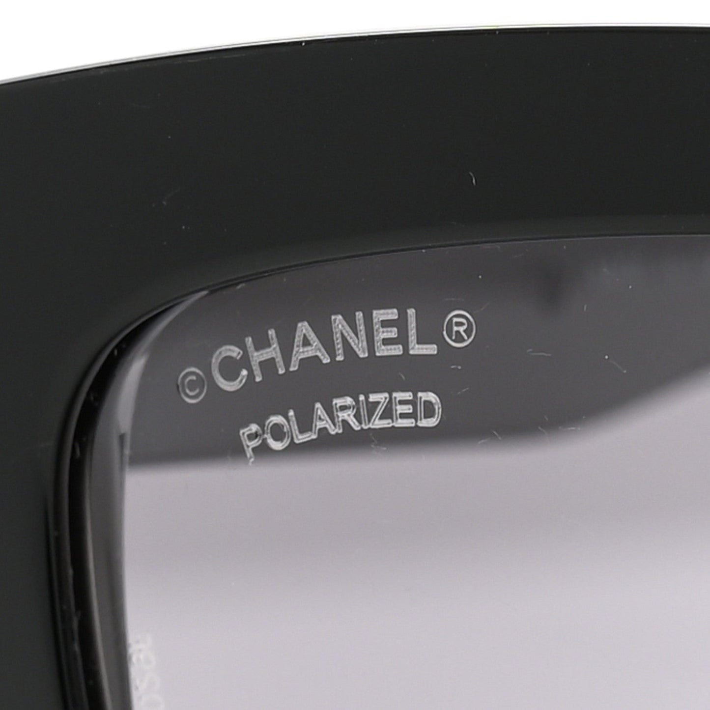 Chanel Acetate Square Sunglasses 5509-A Black
