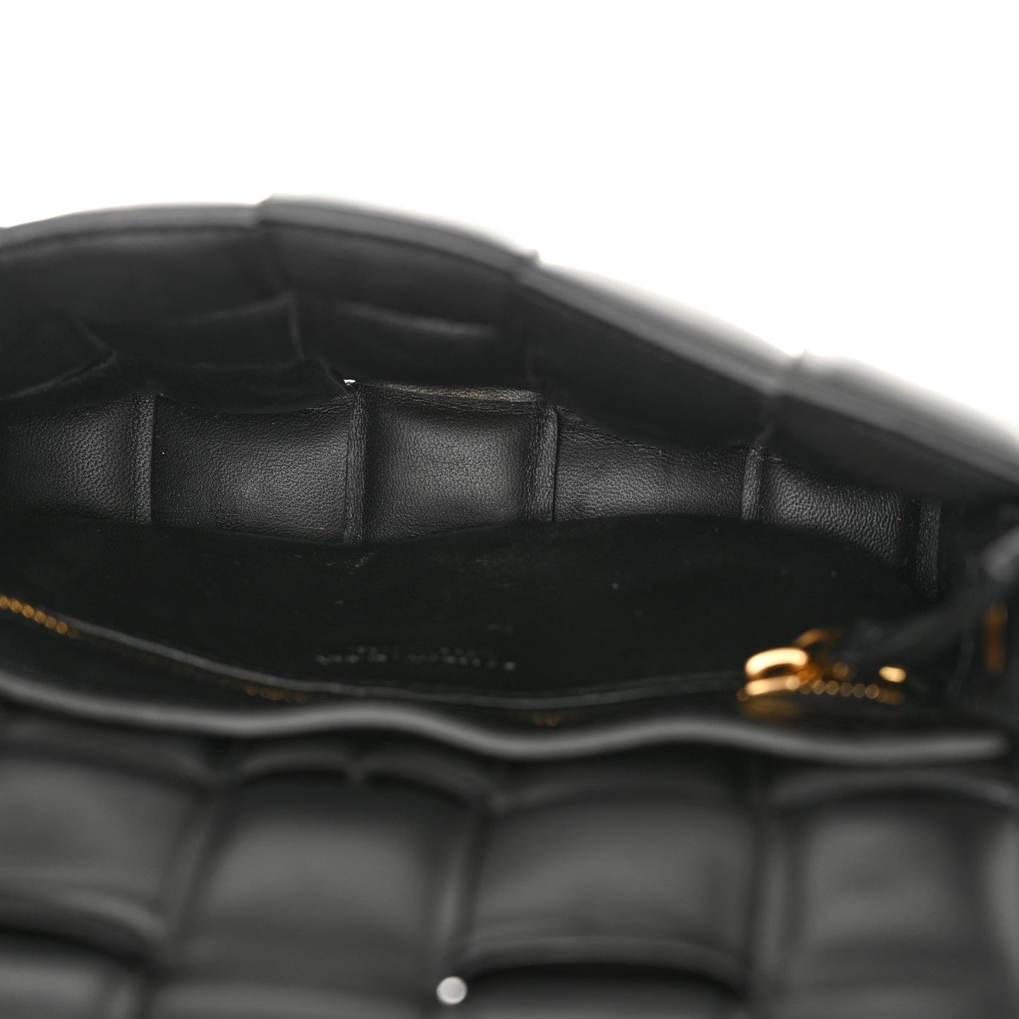 Bottega Veneta Nappa Maxi Intreccio Small Padded Cassette Crossbody Bag Black