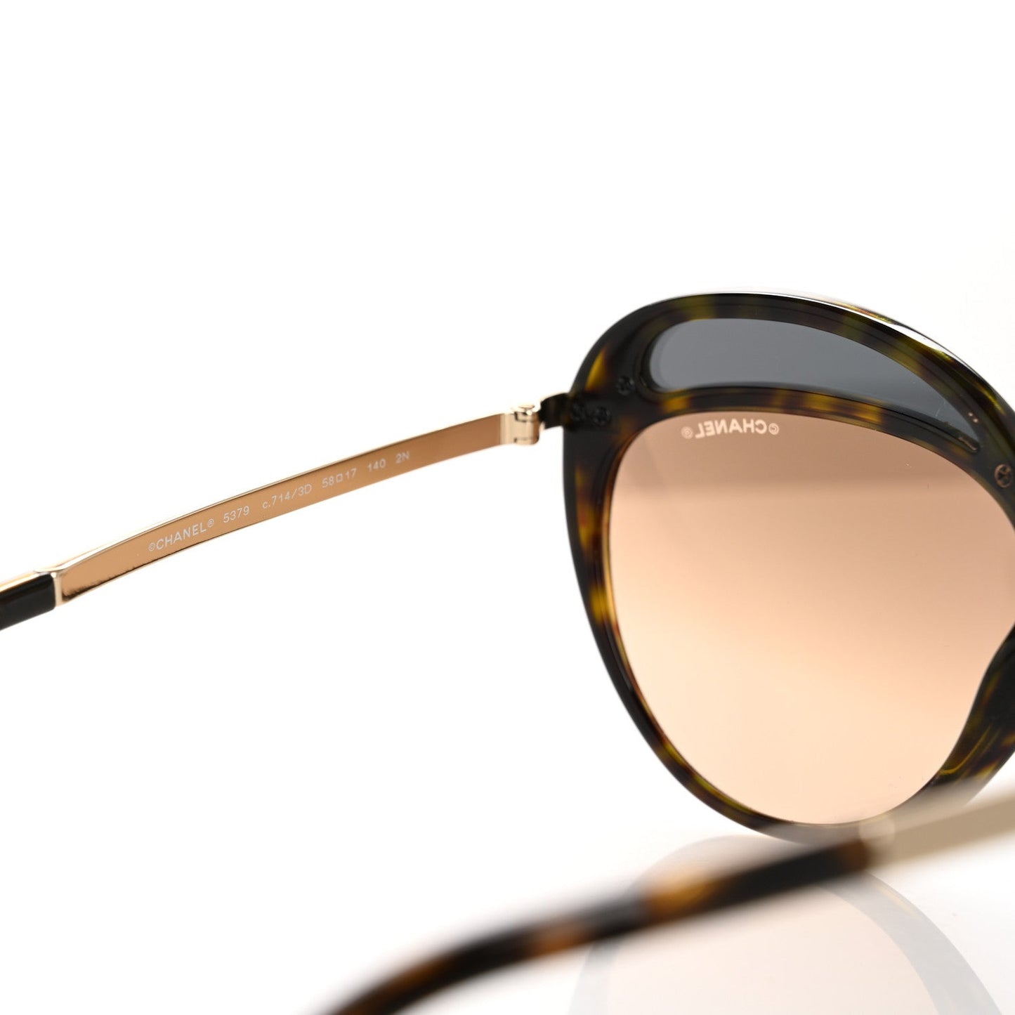Chanel Acetate Butterfly Runway Sunglasses 5379 Tortoise
