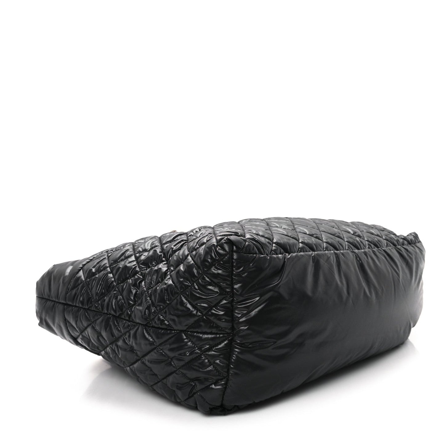 Chanel Nylon Quilted Large Coco Cocoon Tote Black