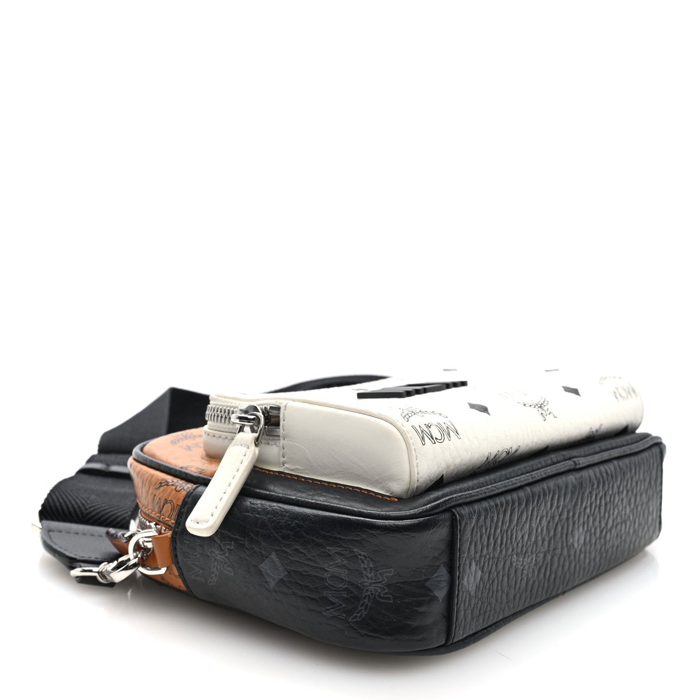 MCM MCM Visetos Mix Small Klassik Crossbody White