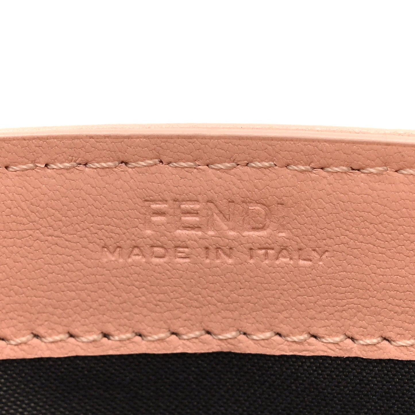 Fendi Nappa Matisse FF Embossed Continental Wallet On Chain Baby Pink