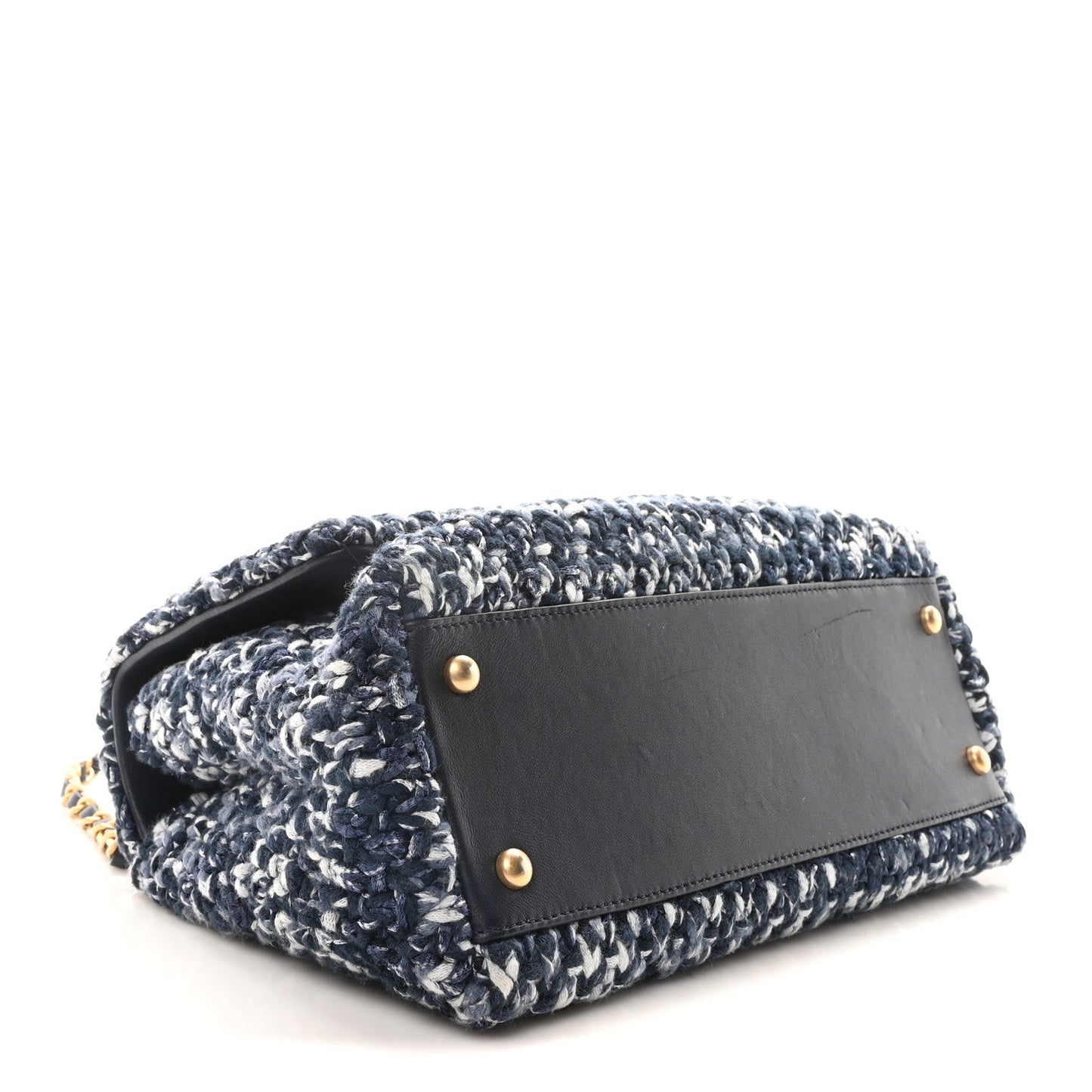 Chanel Crochet Small Coco Handle Flap Blue