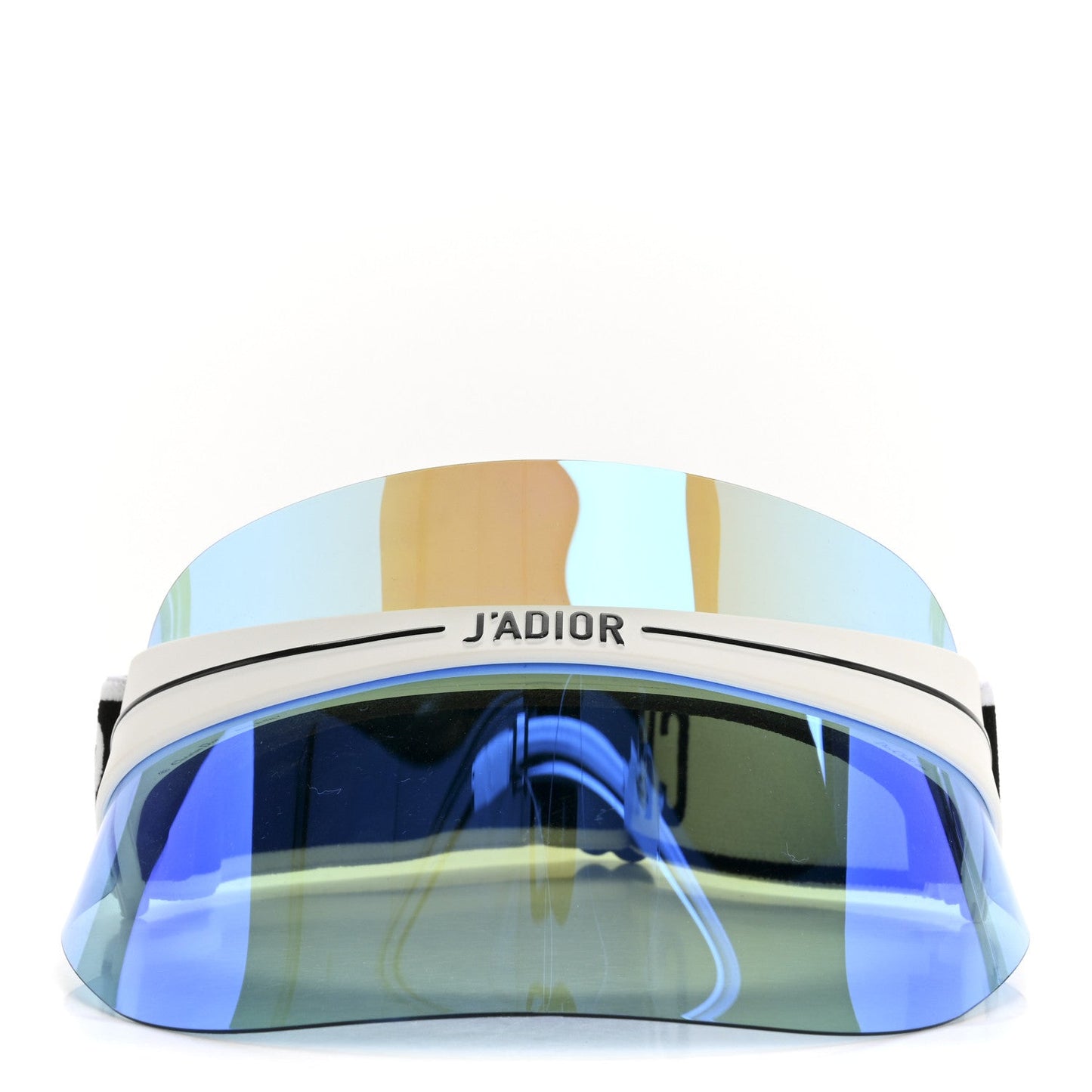 Christian Dior Mirrored DiorClub1 Sun Visor Blue