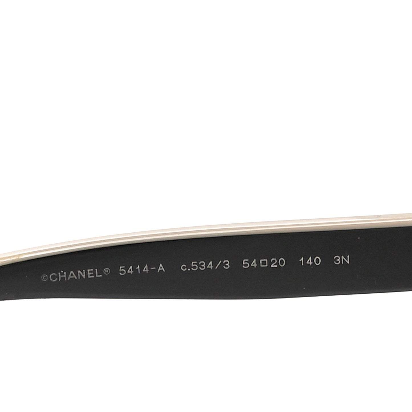 Chanel Acetate CC Butterfly Sunglasses 5414-A Black Beige