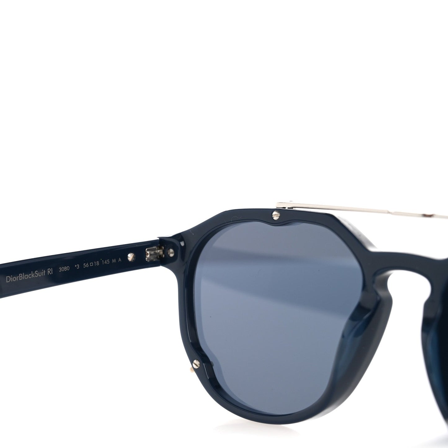 Christian Dior Acetate BlackSuit RI Sunglasses Blue