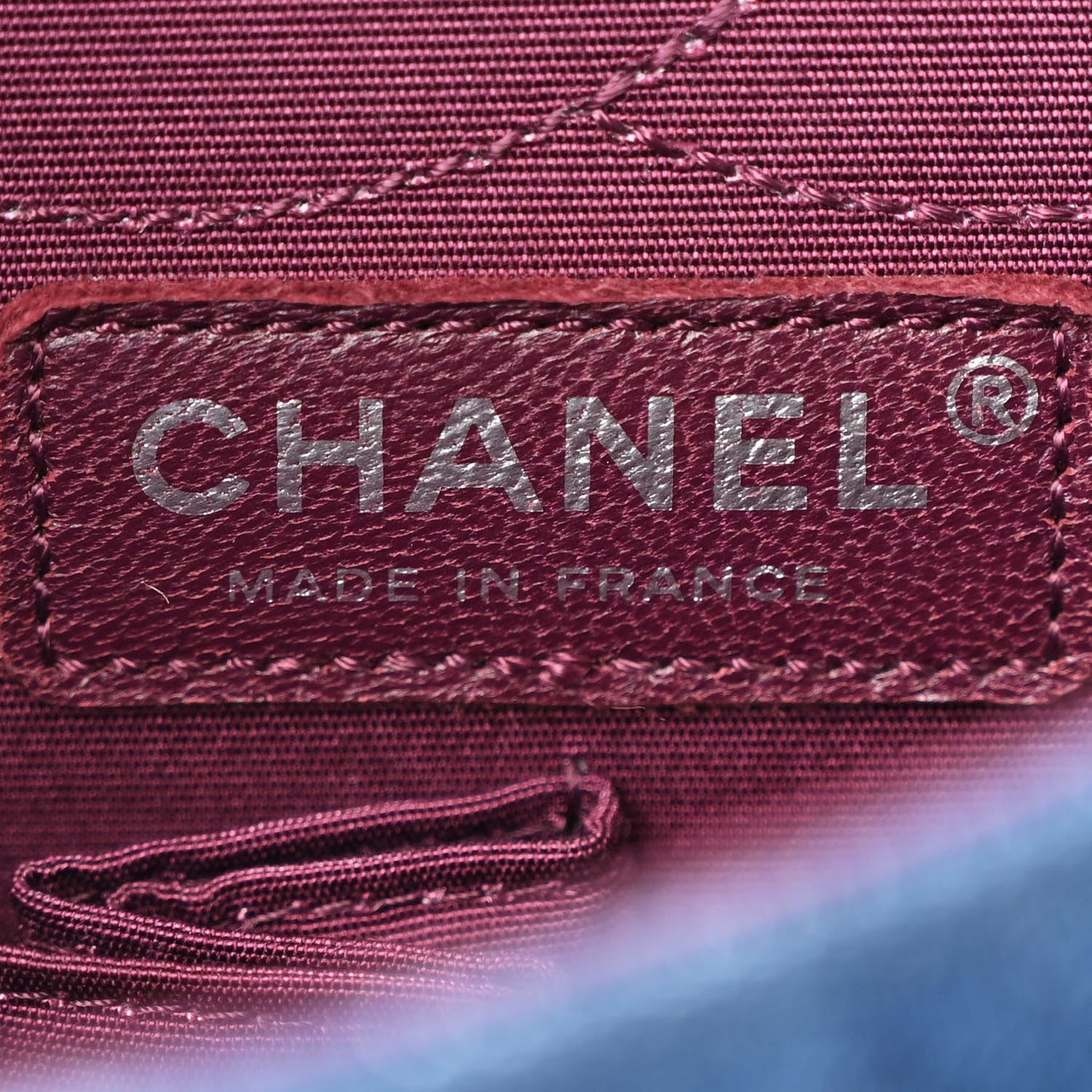 Chanel Denim Tweed 2.55 Reissue 225 Flap Blue Dark Pink