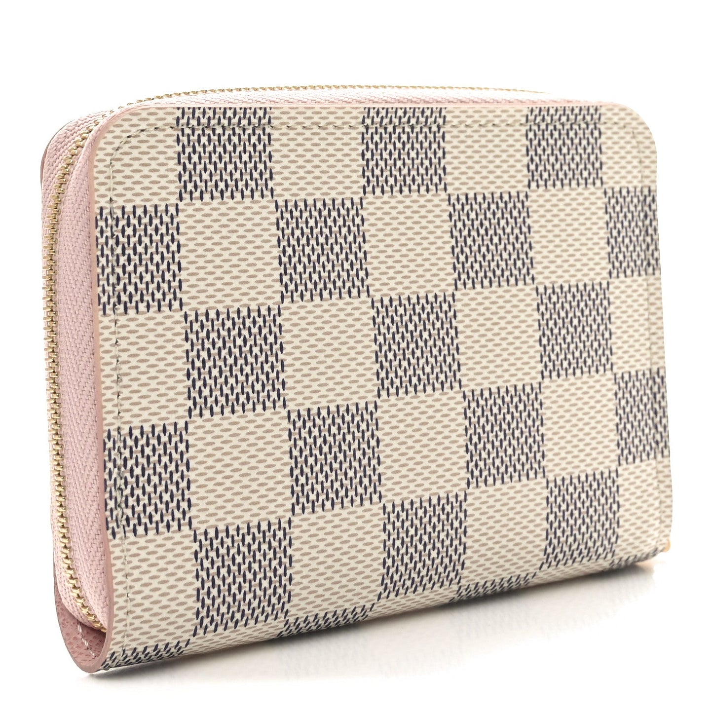 Louis Vuitton Damier Azur Zippy Coin Purse Rose Ballerine