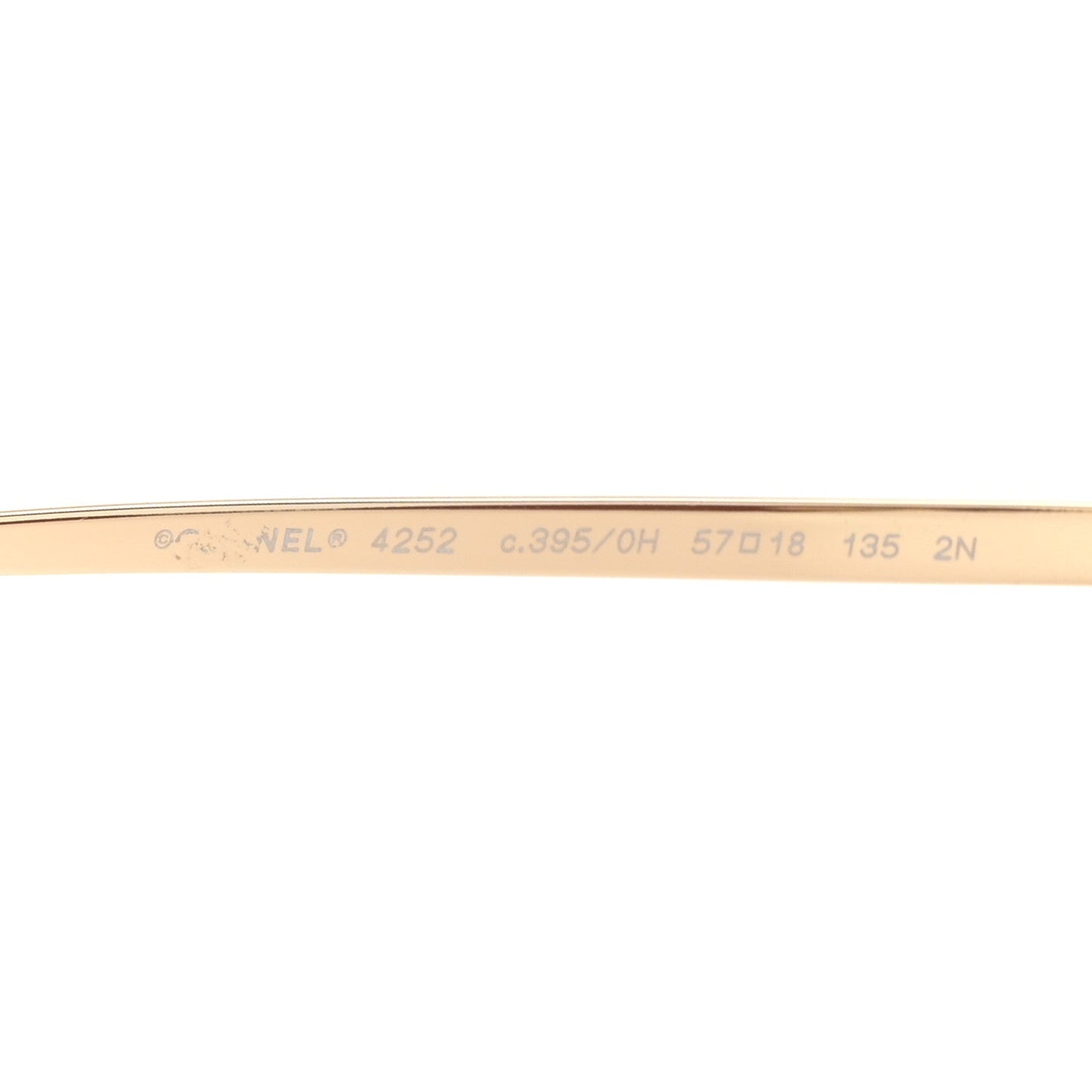 Chanel Square Sunglasses 4252 Gold