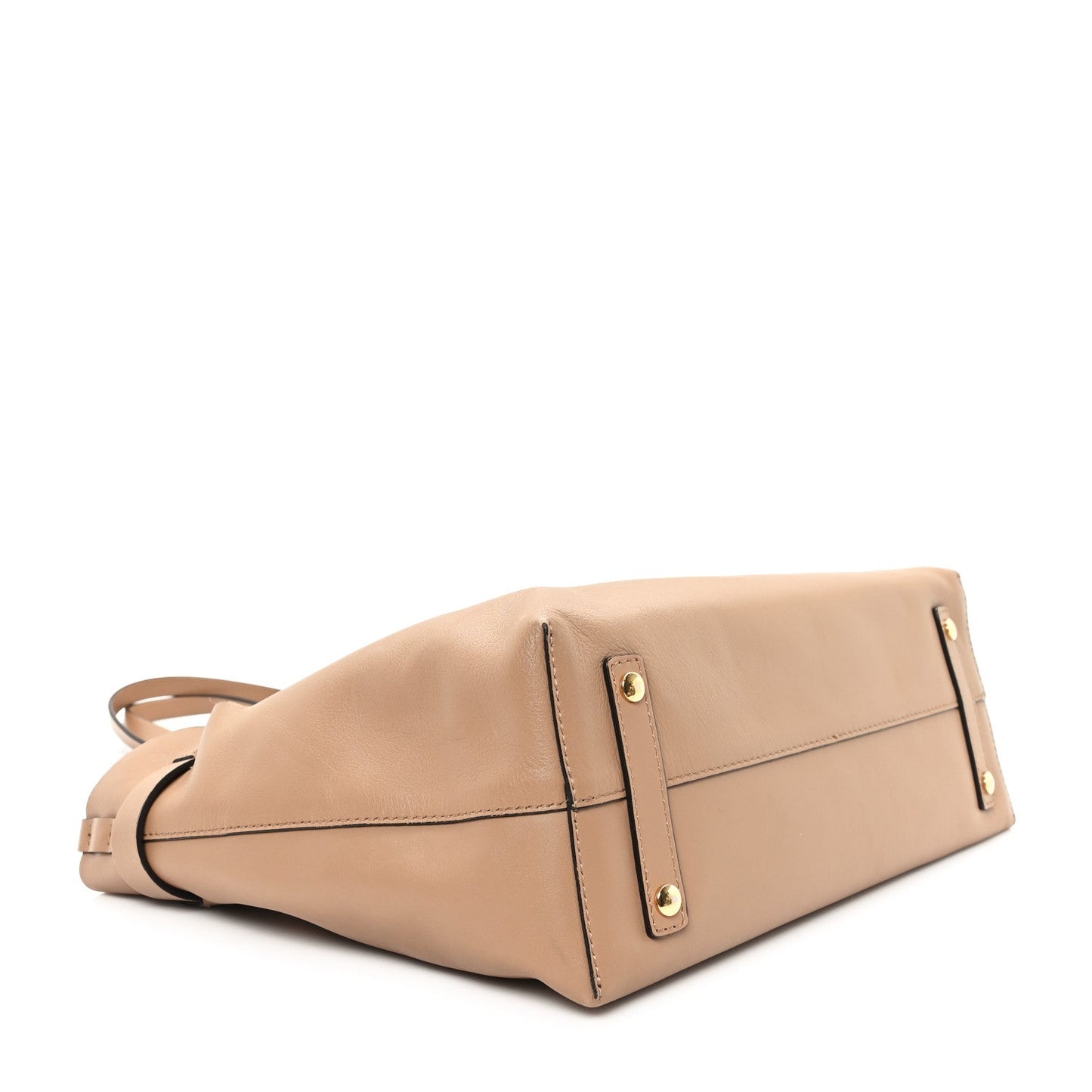 Burberry Soft Smooth Calfskin Medium Tote Limestone