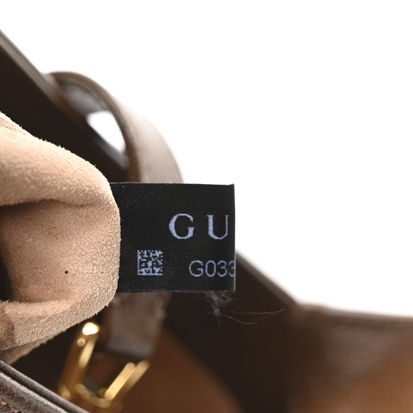 Gucci GG Supreme Monogram Azalea Calfskin Web Mini Jackie 1961 Hobo Beige Ebony Brown Sugar