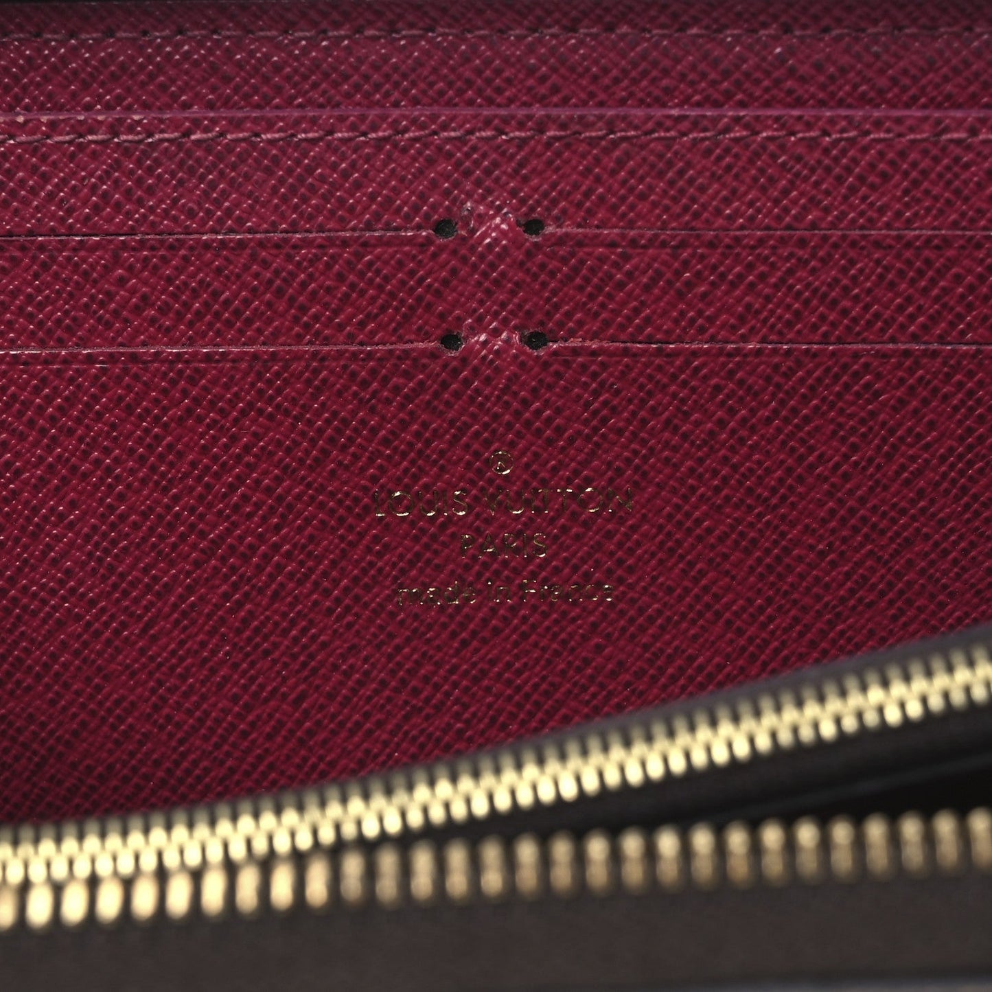 Louis Vuitton Monogram Clemence Wallet Fuchsia