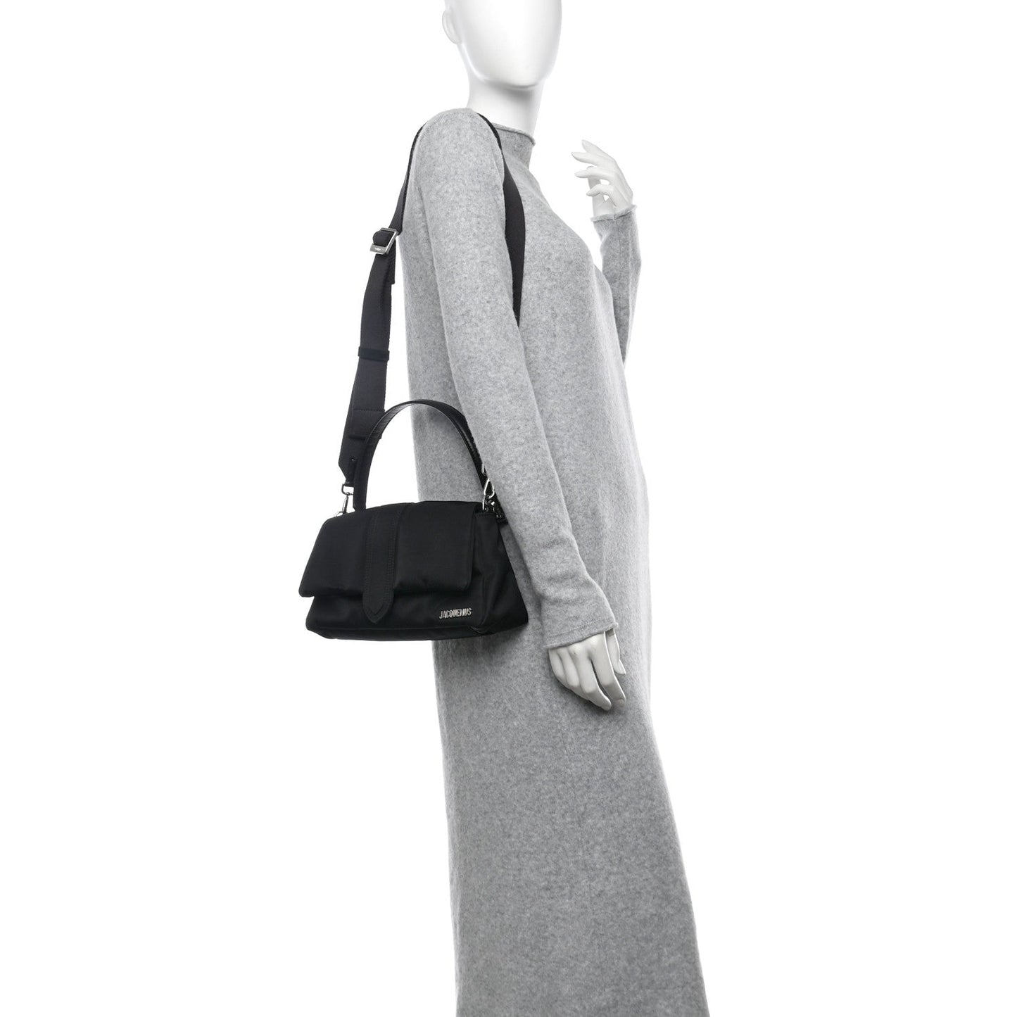 Jacquemus Padded Nylon Le Bambimou Black