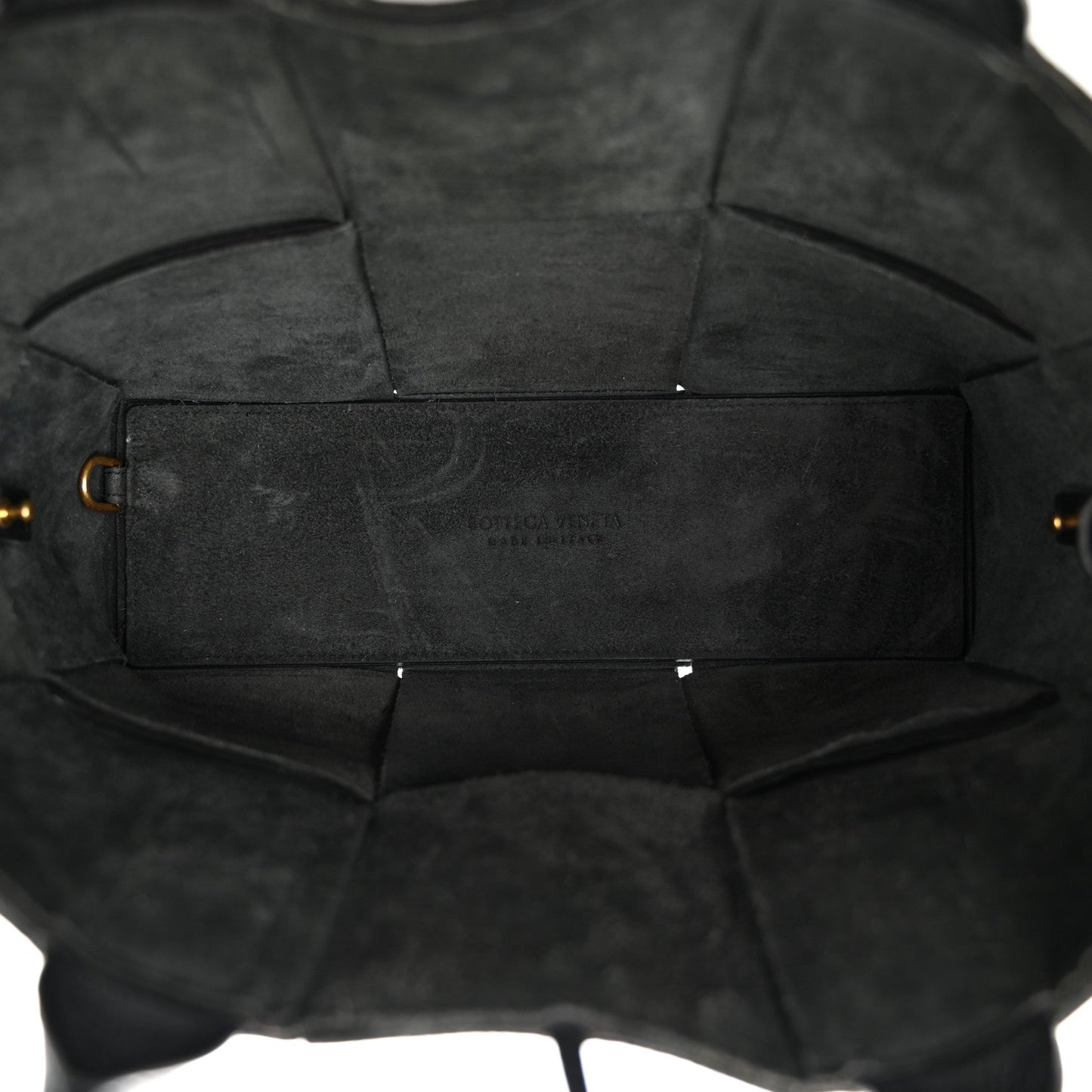 Bottega Veneta Nappa Maxi Intrecciato Mini Arco Tote Black