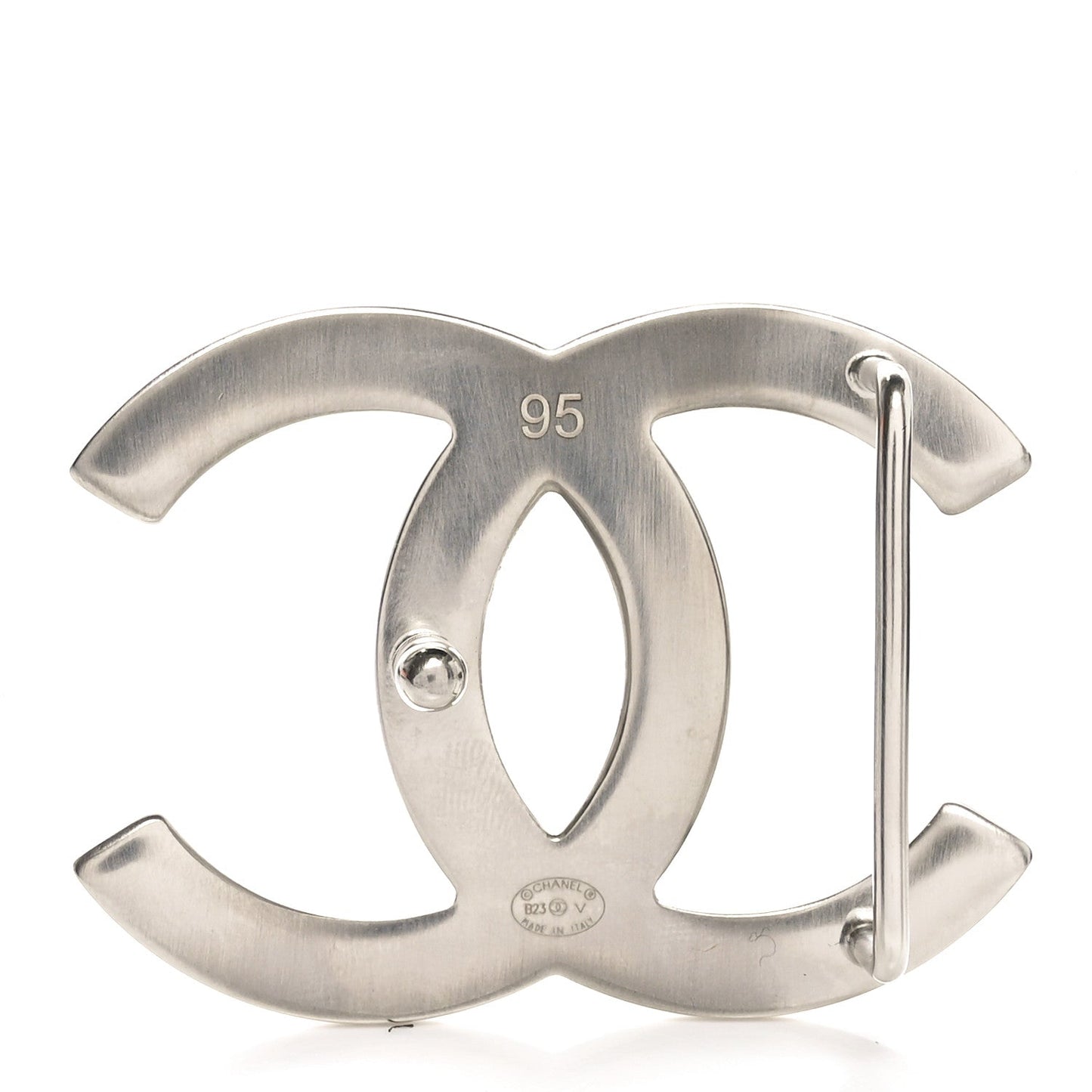 Chanel Calfskin CC Reversible Belt 80 32 Black Burgundy