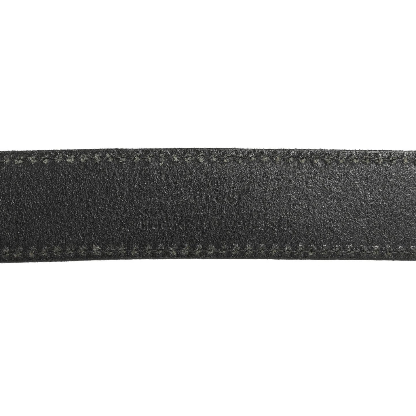 Gucci Calfskin InterLocking G Belt 85 34 Black