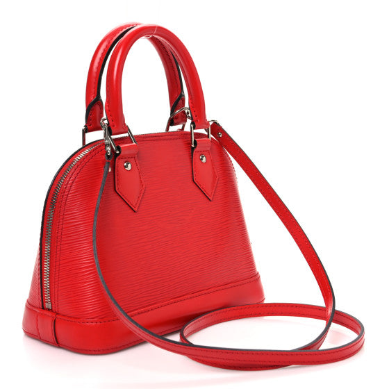 Louis Vuitton Epi Alma BB Carmine