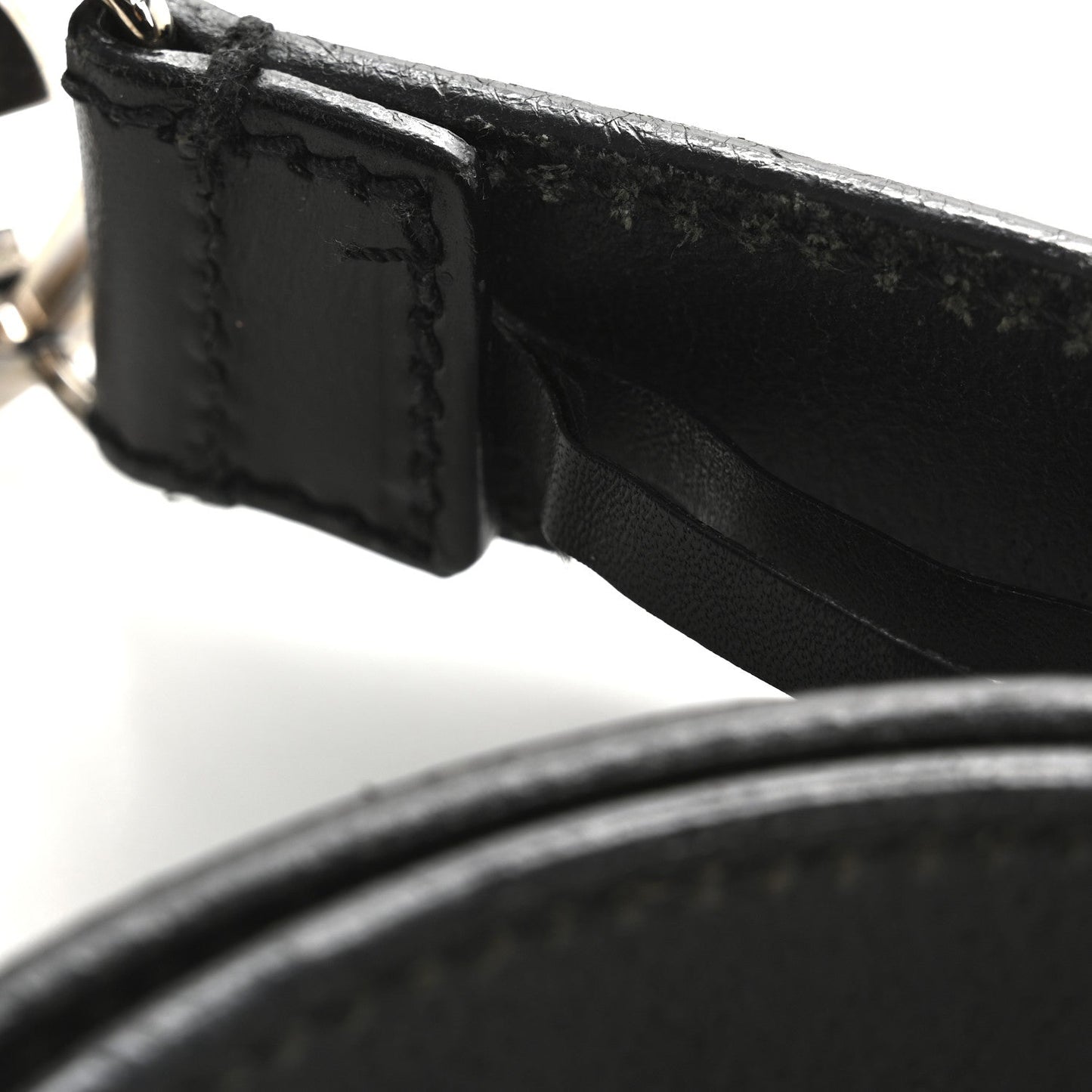 Gucci Calfskin InterLocking G Belt 85 34 Black