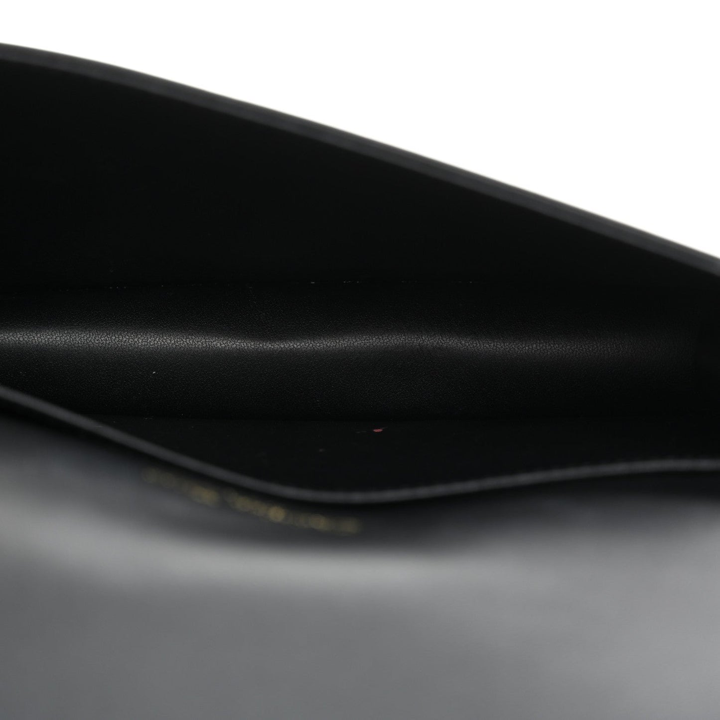 Christian Dior Lambskin Cannage Lady Dior Pouch Black